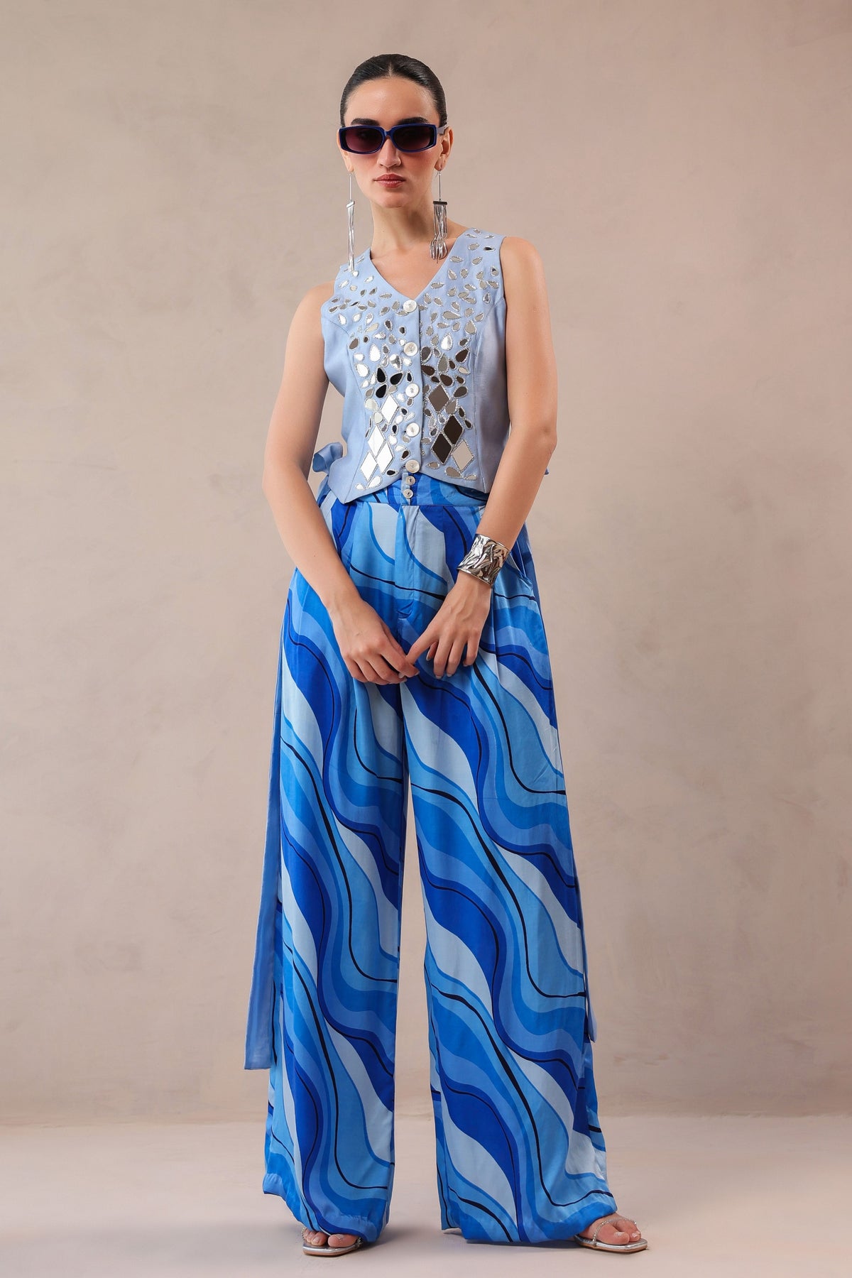 Swagger Blue Sheesha Koti Set