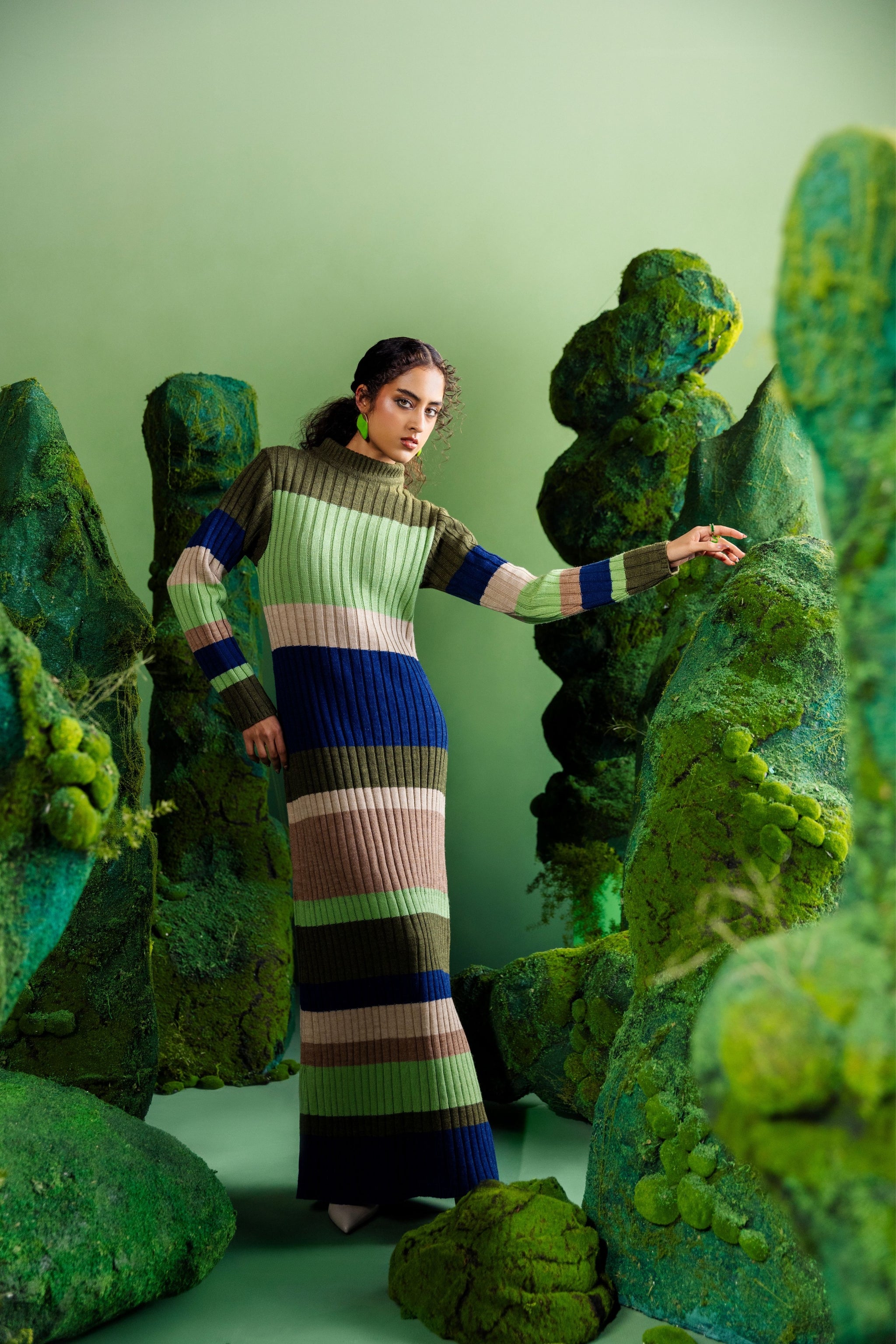 Made By Cuin - Layered Knit Dress - Elahe Made By Cuin - Layered Knit Dress - Elahe