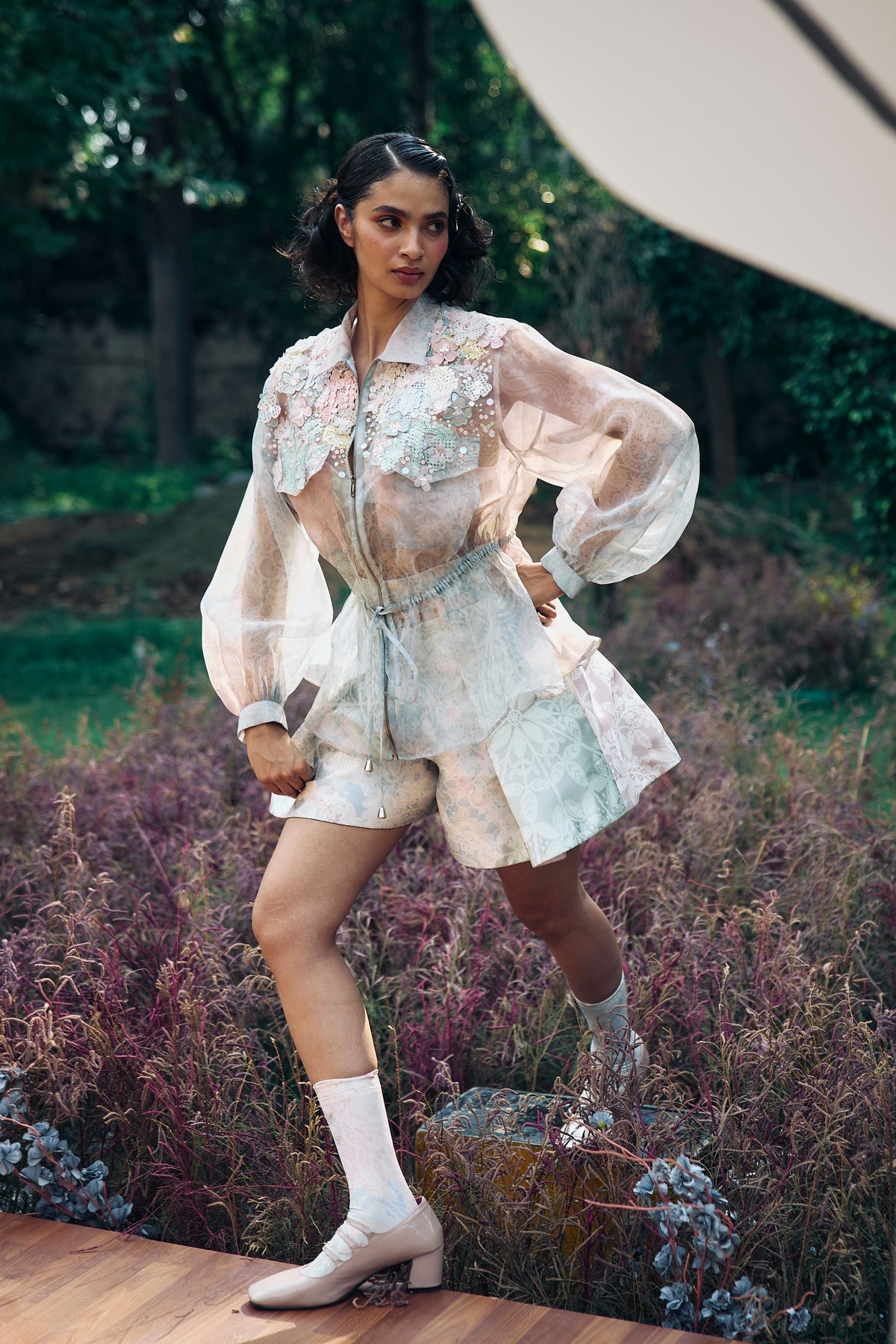 Maxim Sheer Embellished Jacket