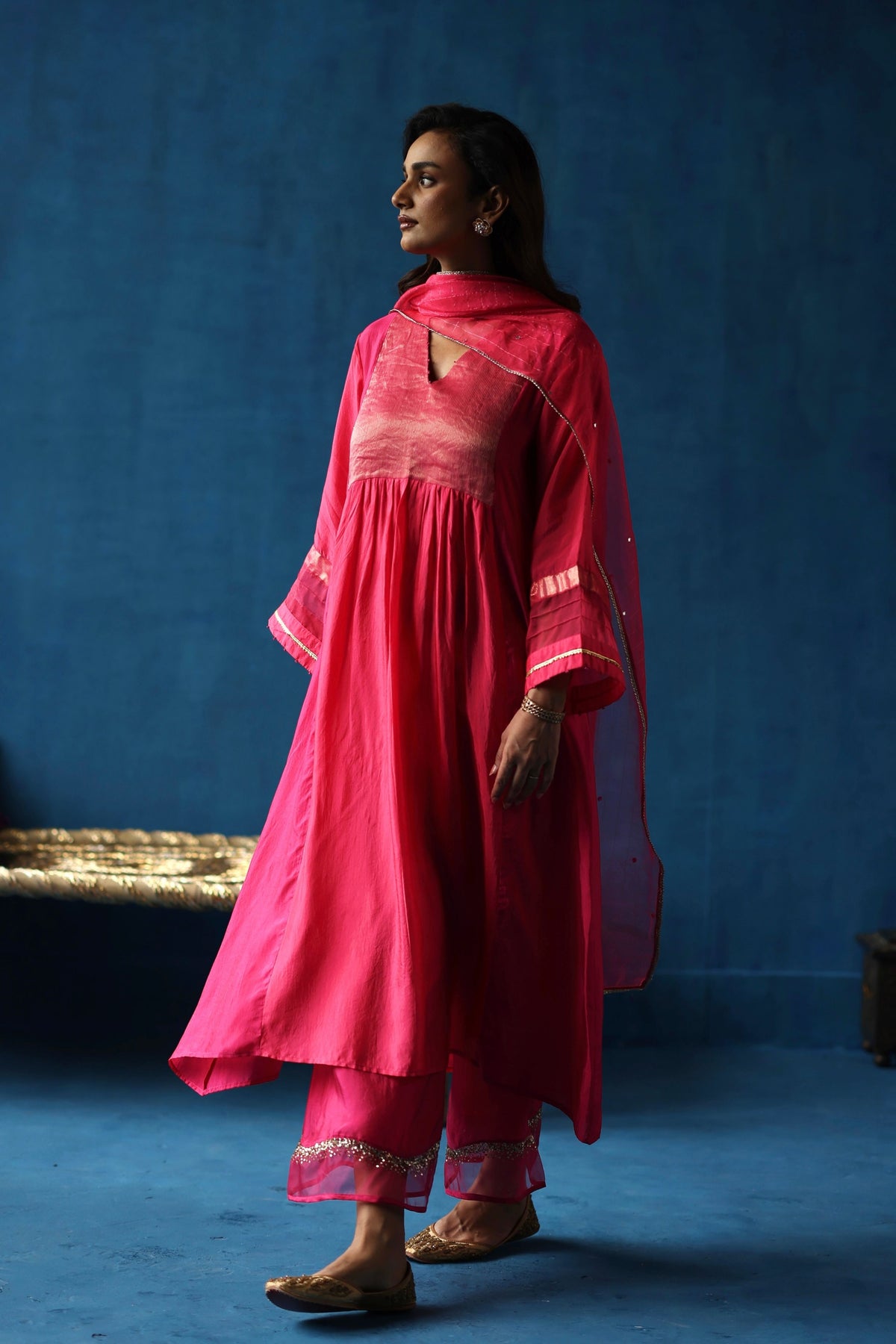 Fuchsia Jamun Kurta Set