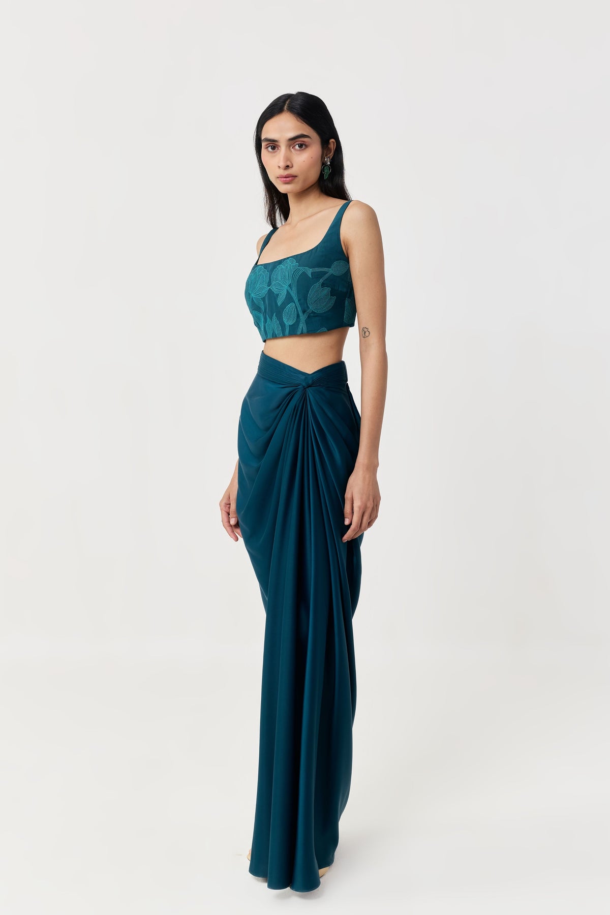 Wild Tulip Teal Cape Set
