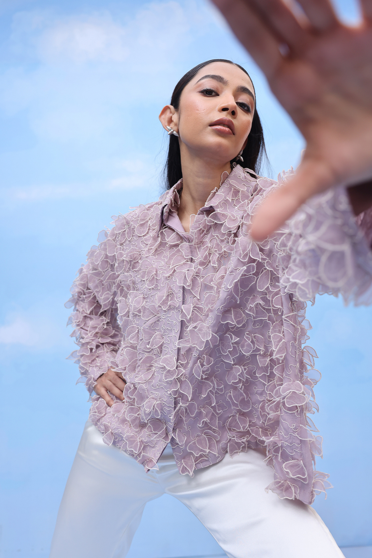3d Blush Petal Shirt