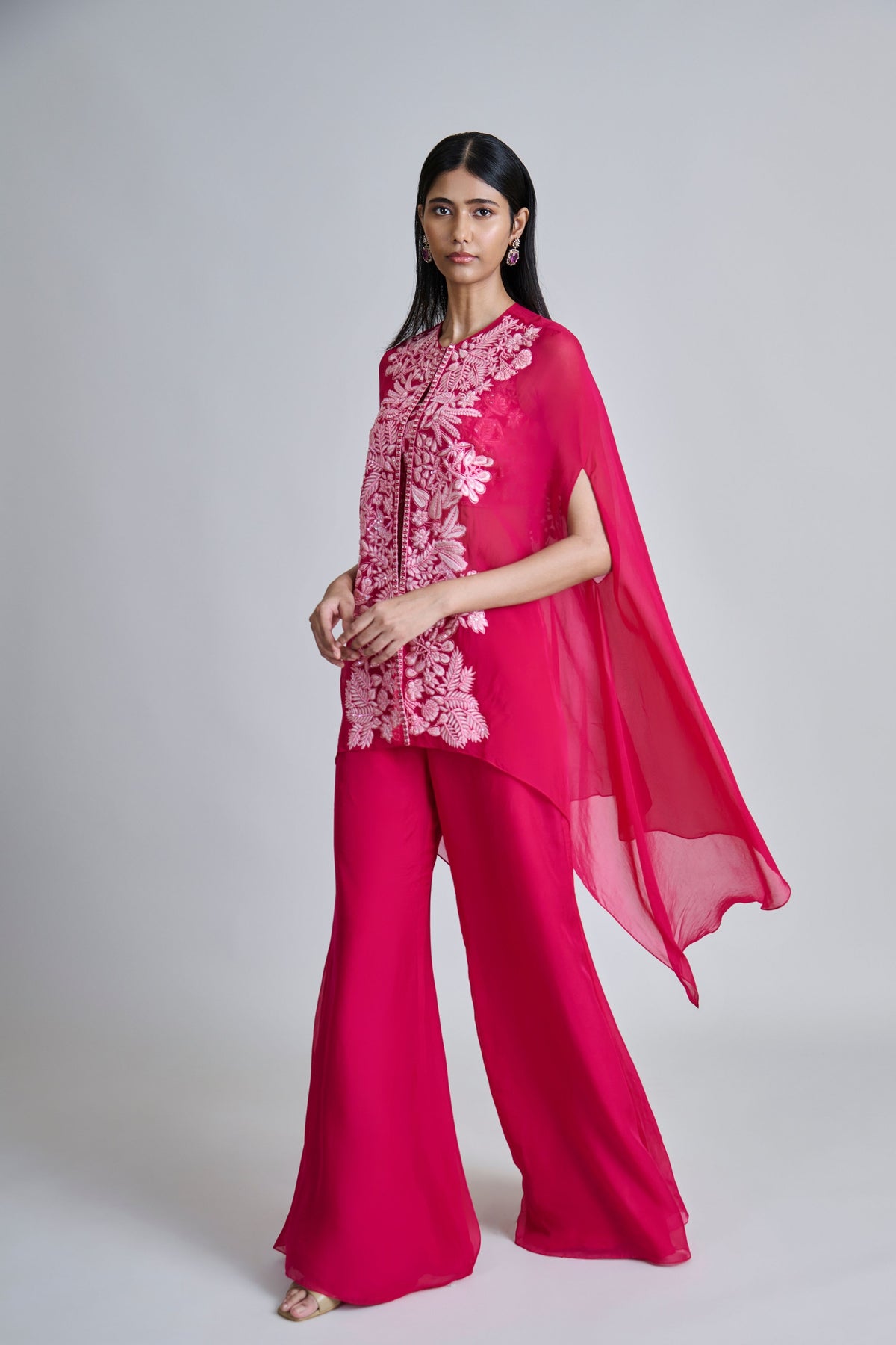 Aurea Fuchsia Cape Set
