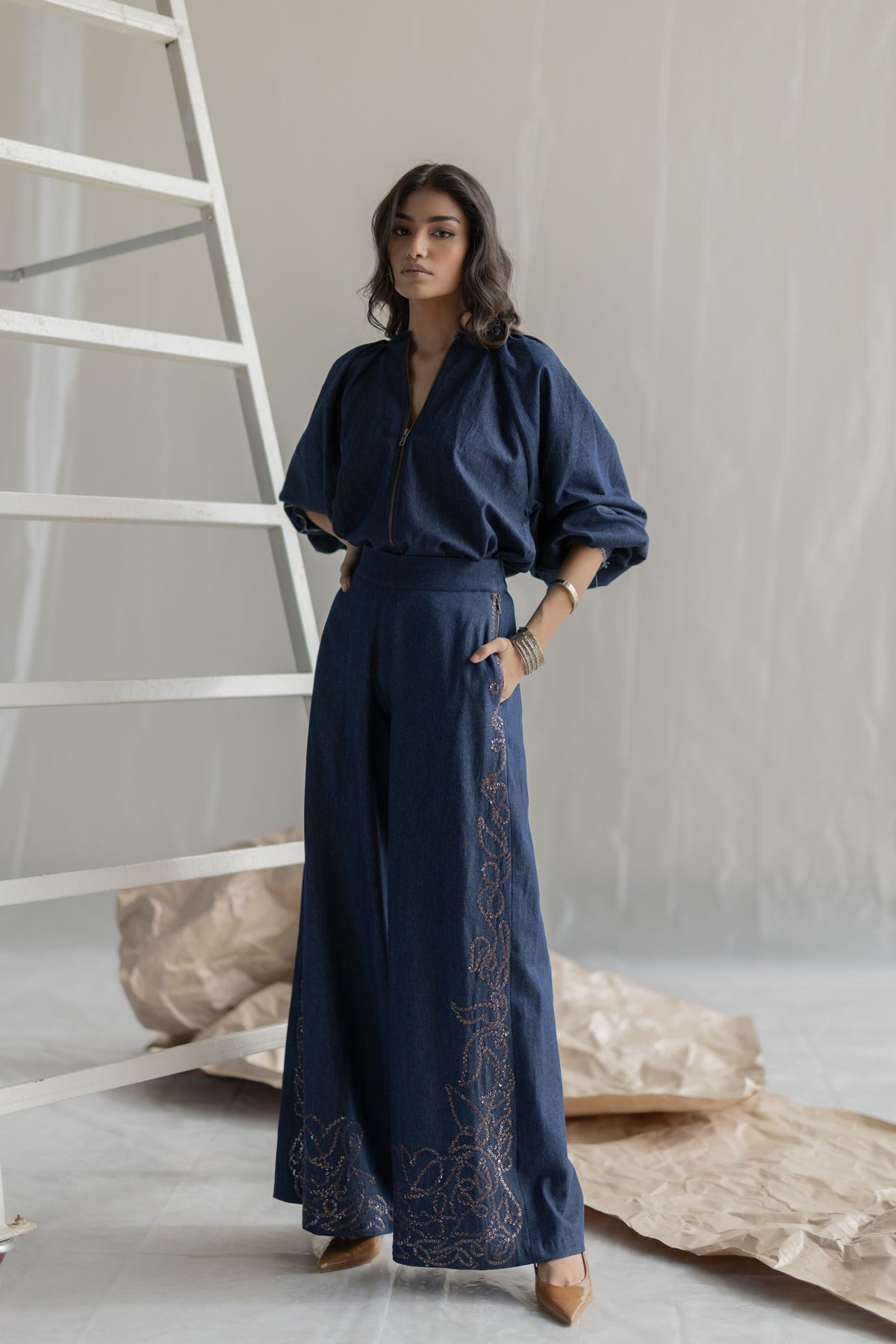 Dark Blue Lantern Top