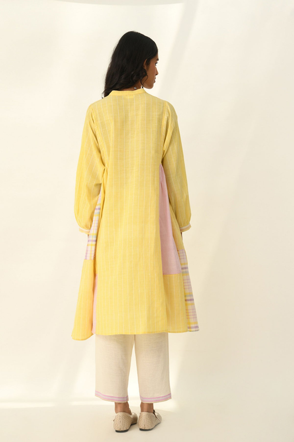 Obtegens Patchwork Panel Dress