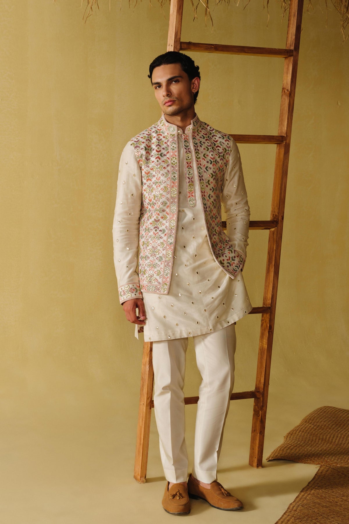 Bagh Nehru Jacket Set
