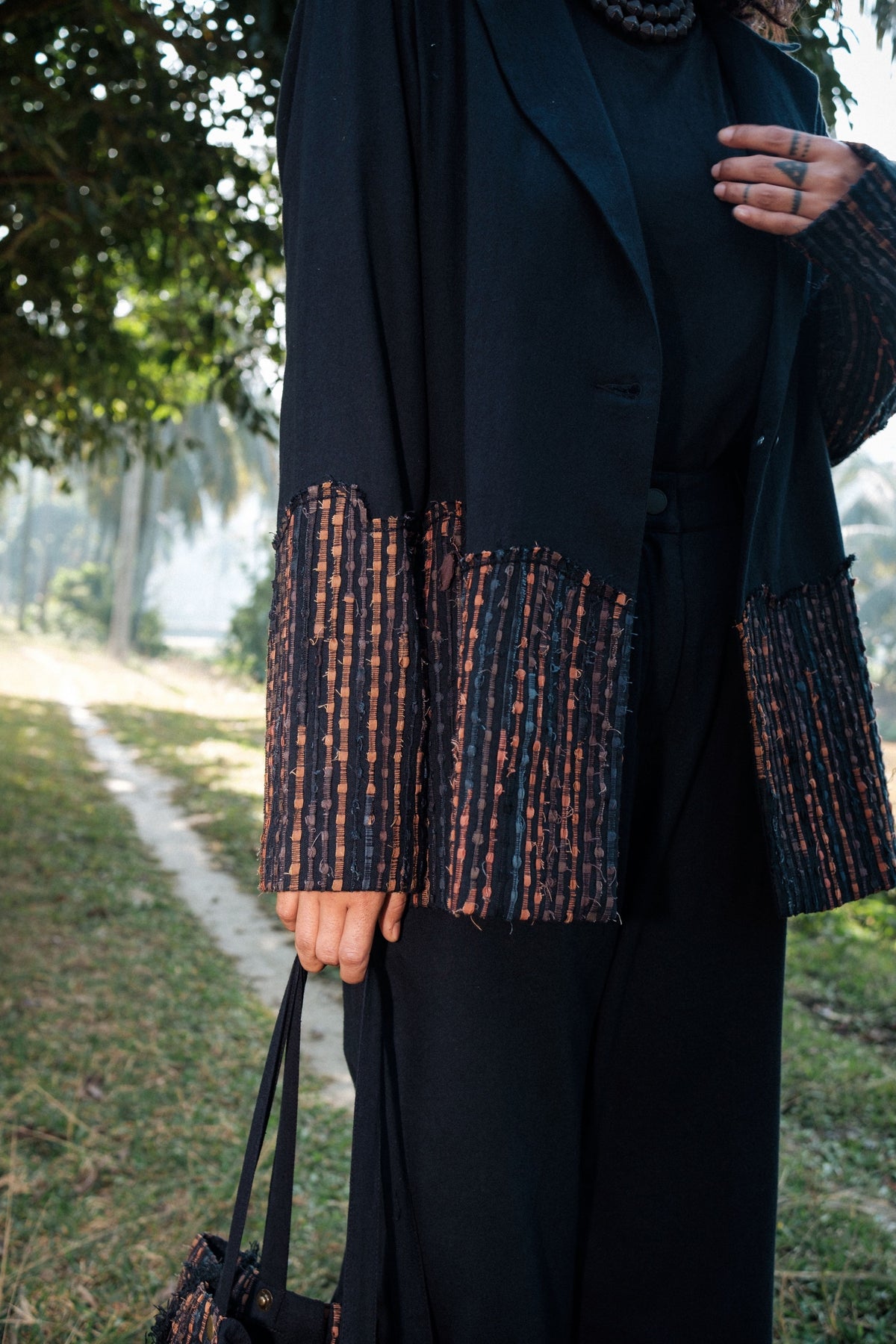 Ying Yang Black Copper Blazer