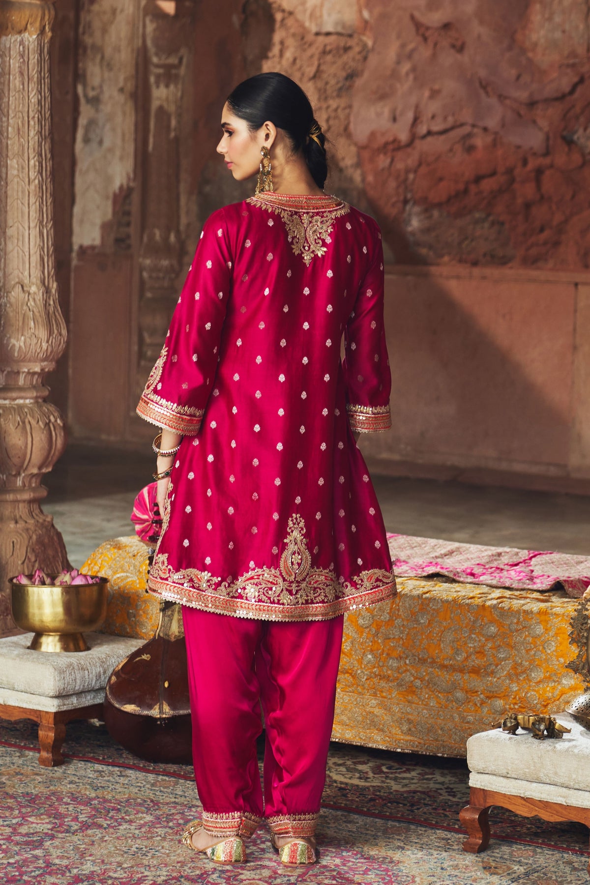 Mehwish Pink Kurta Set