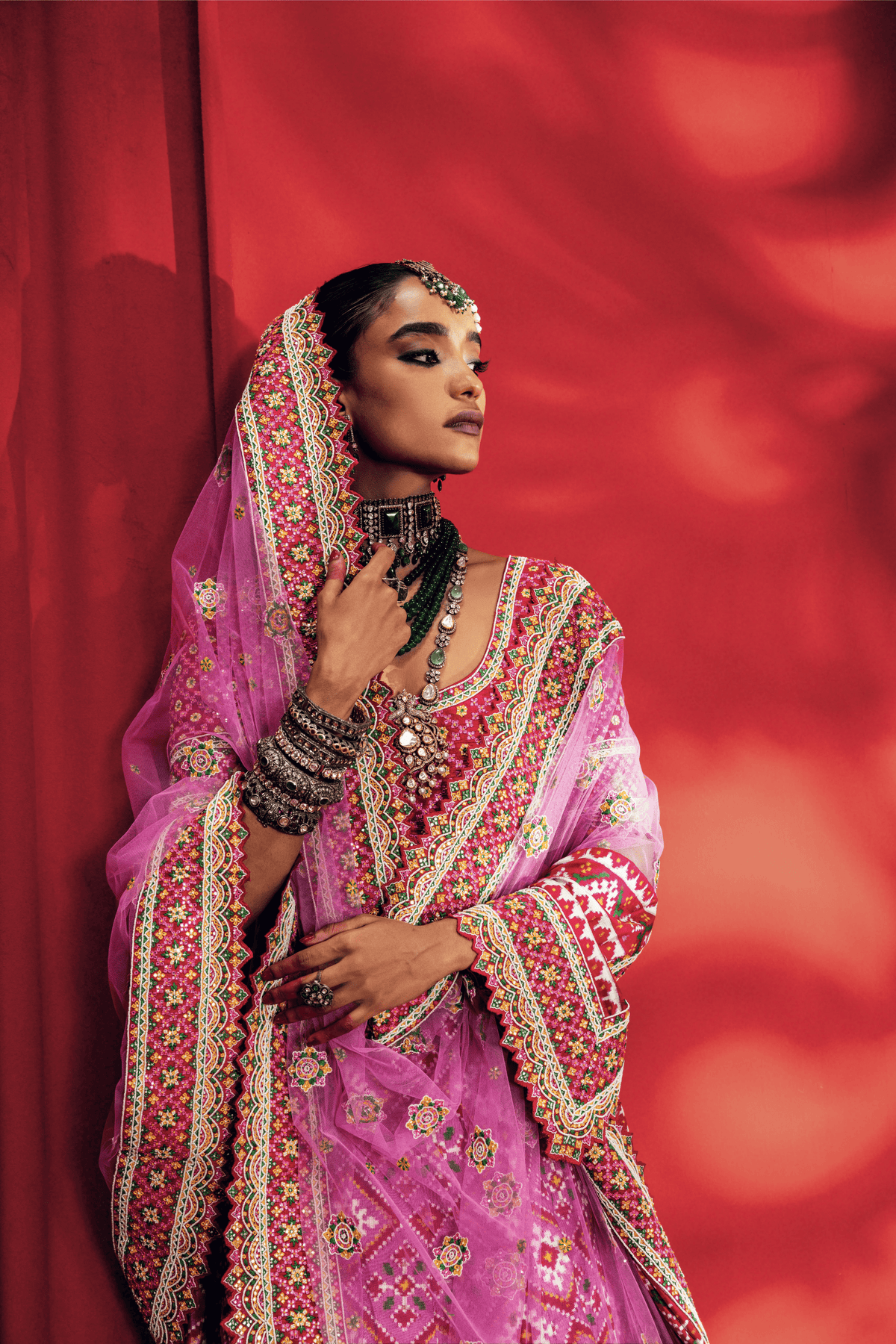 Pink Patola Lehnga
