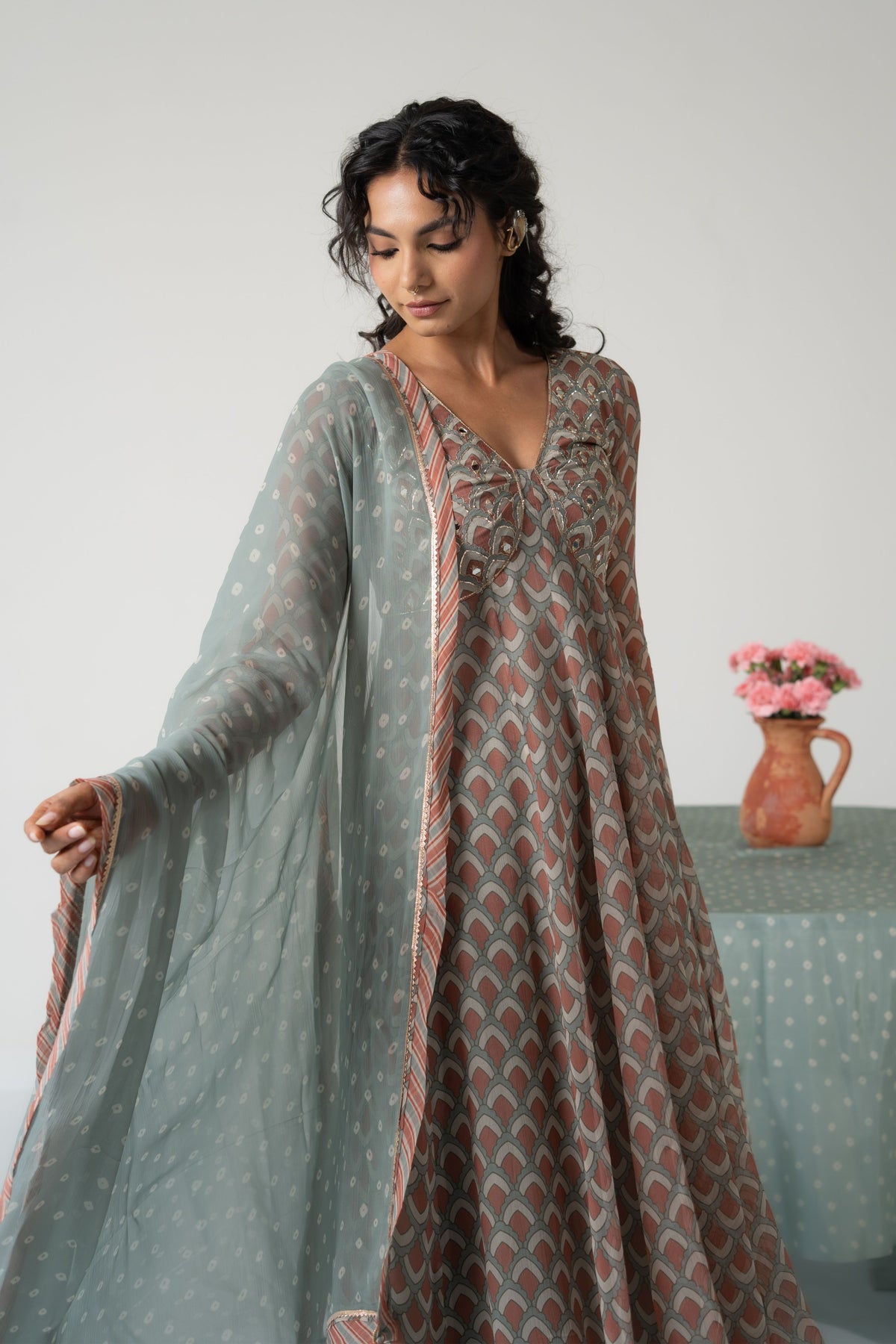Noorani Anarkali Set