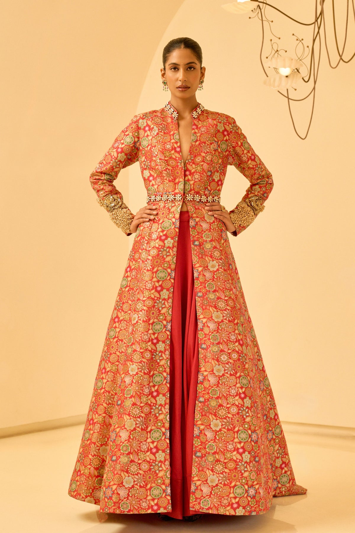 Brocade Jacket Set