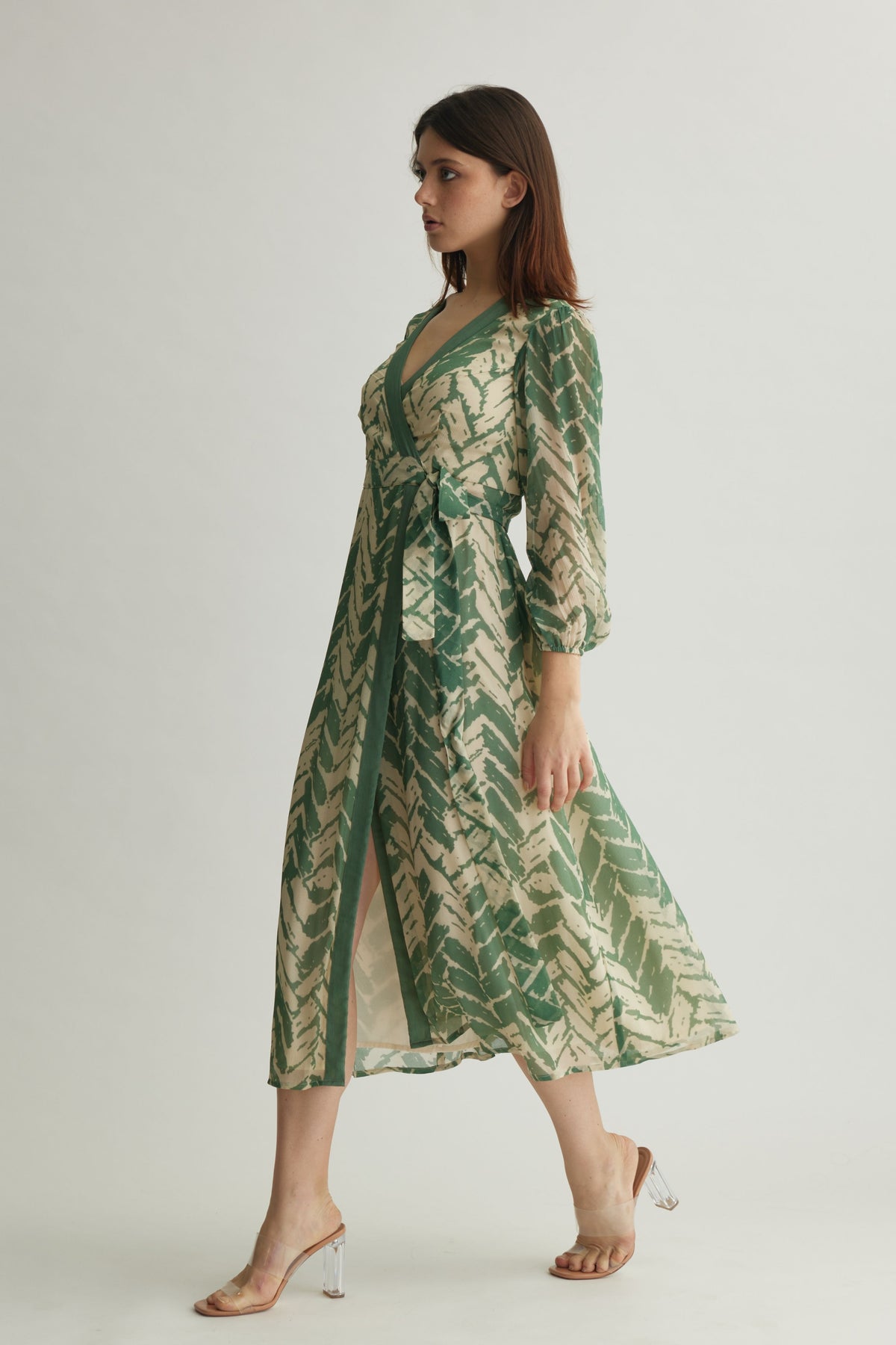Mint Chevron Dress