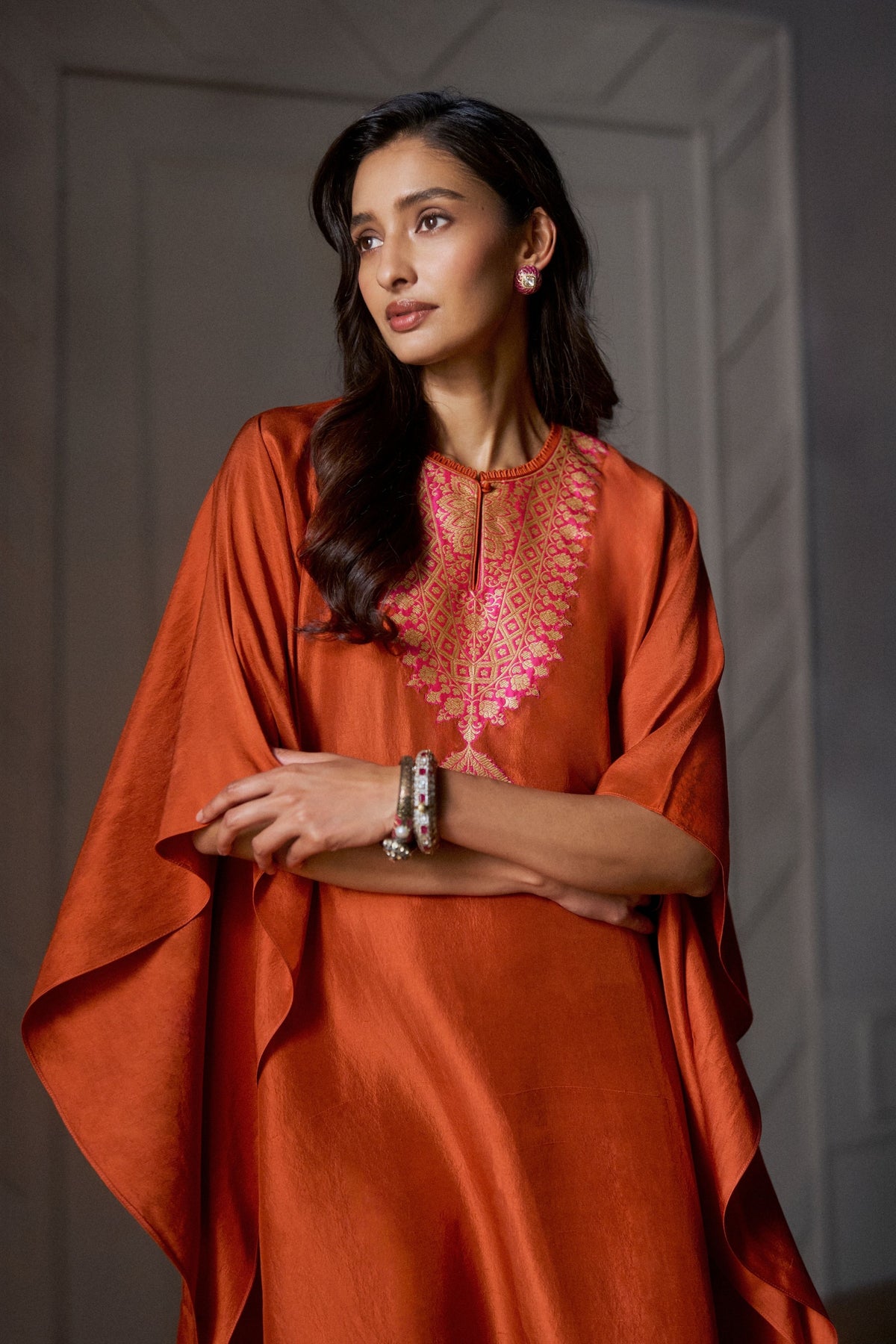 Banaras Patch Kaftan