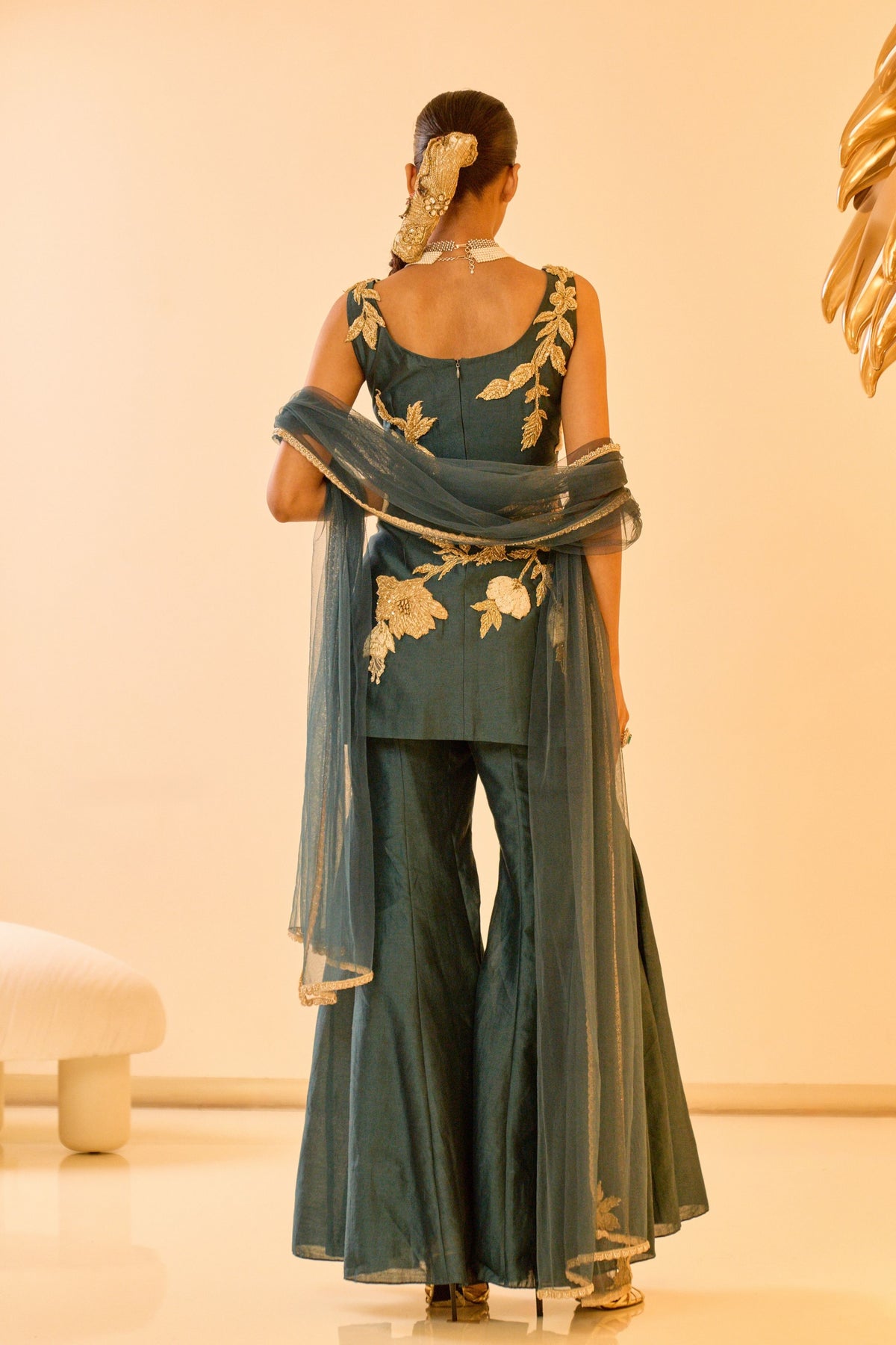 Azure Sharara Set