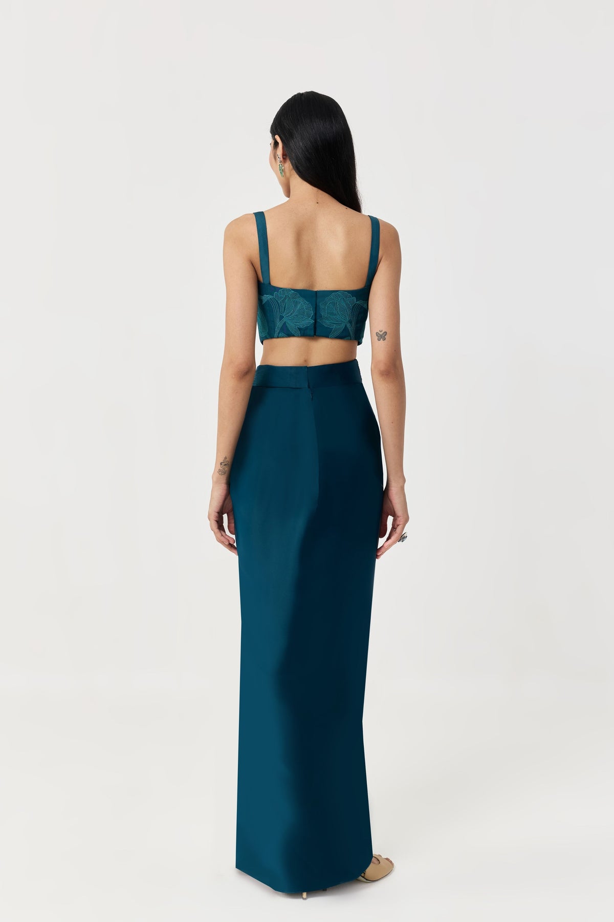 Wild Tulip Teal Cape Set