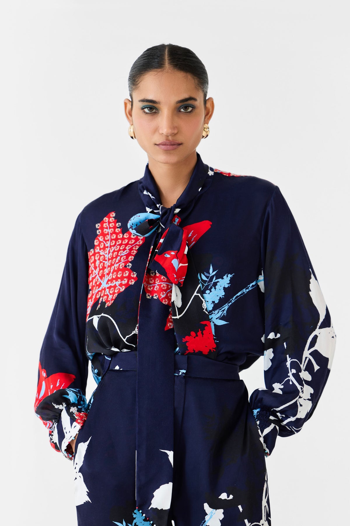Royal Ikigai Knot Shirt Set