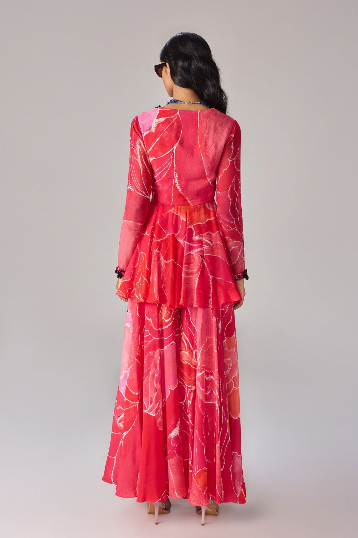 Pink Scratch Noor Blouse