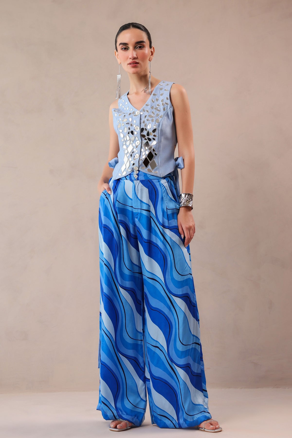 Swagger Blue Sheesha Koti Set
