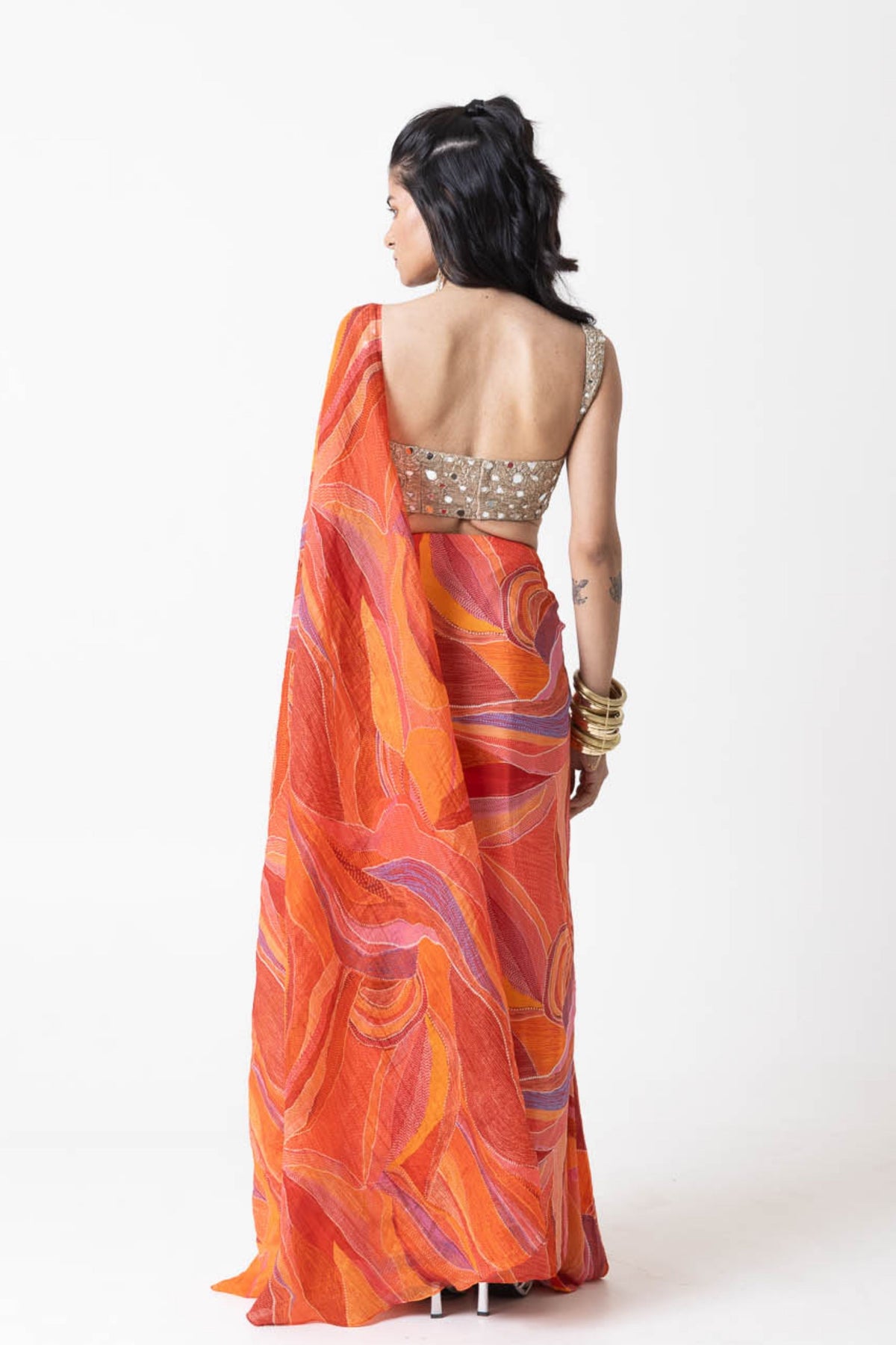 Sera Drape Saree Set
