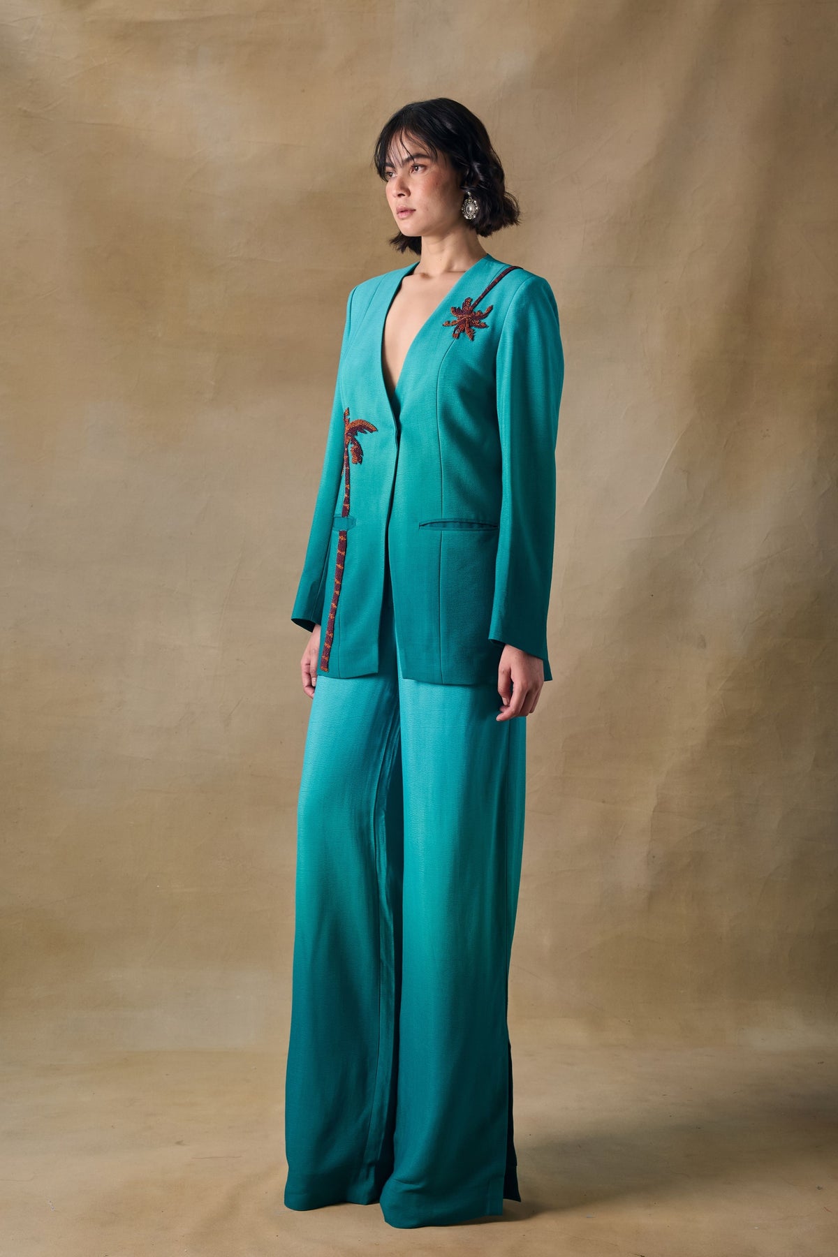 Palm Reverie Blazer Set