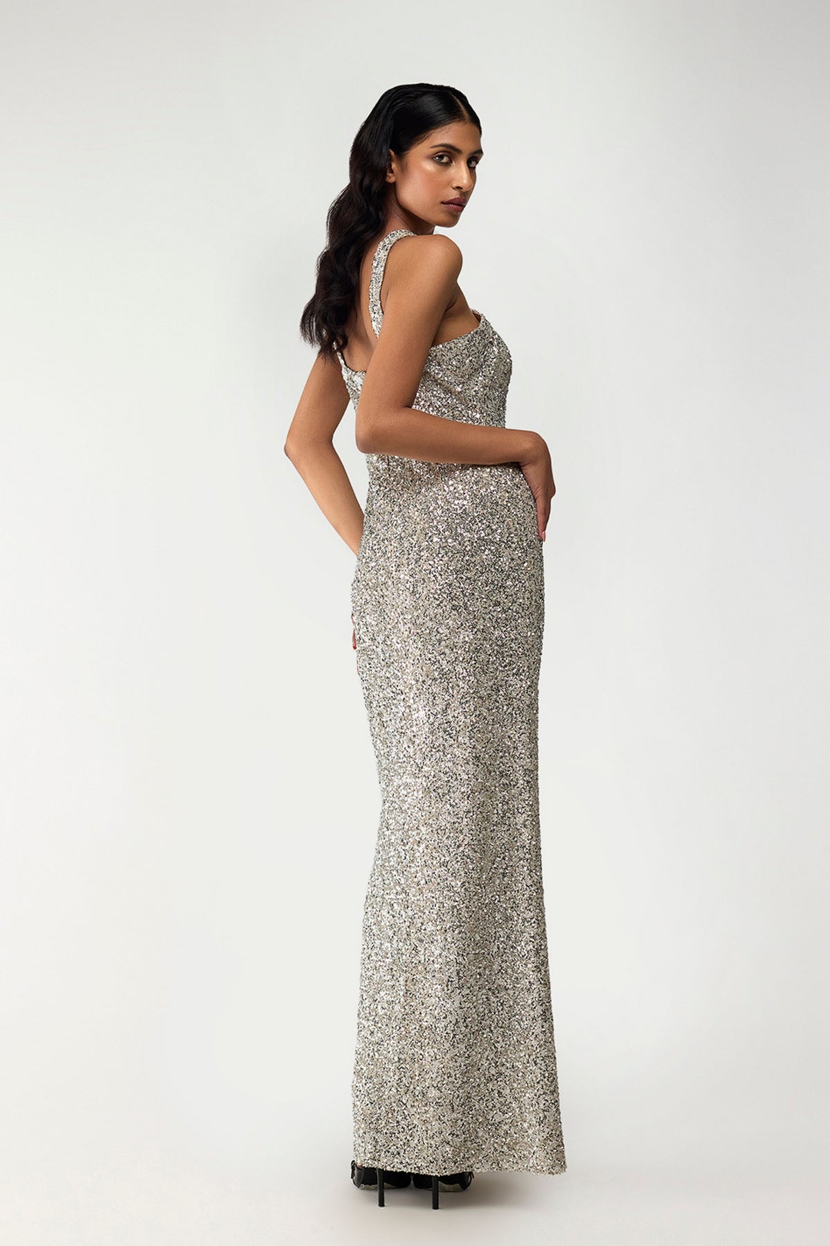 Halo Halter Gown
