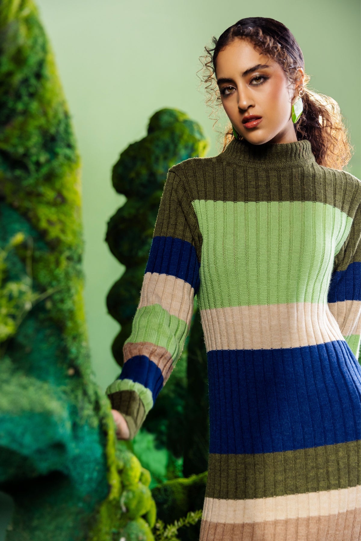 Layered Knit Dress