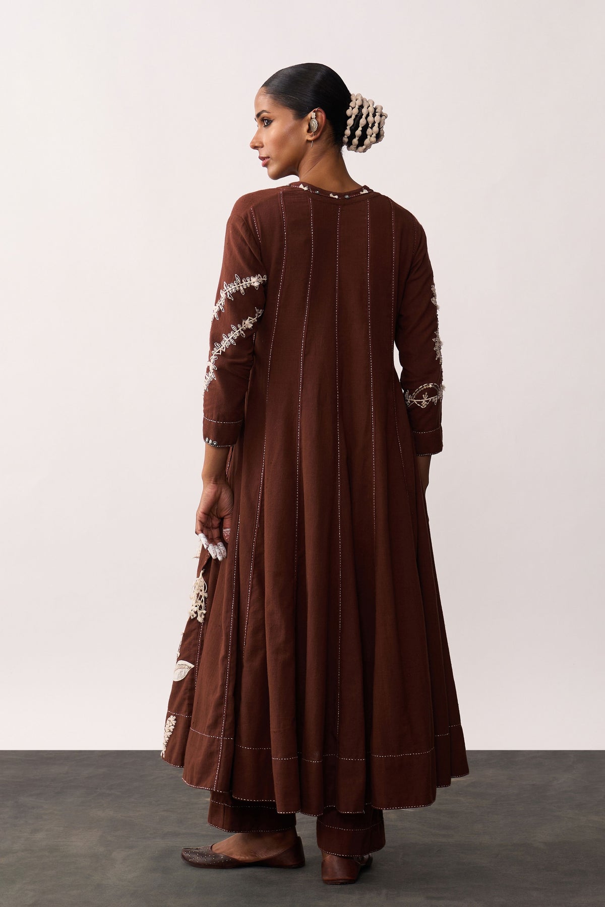 Hansa Brown Kurta With Pants