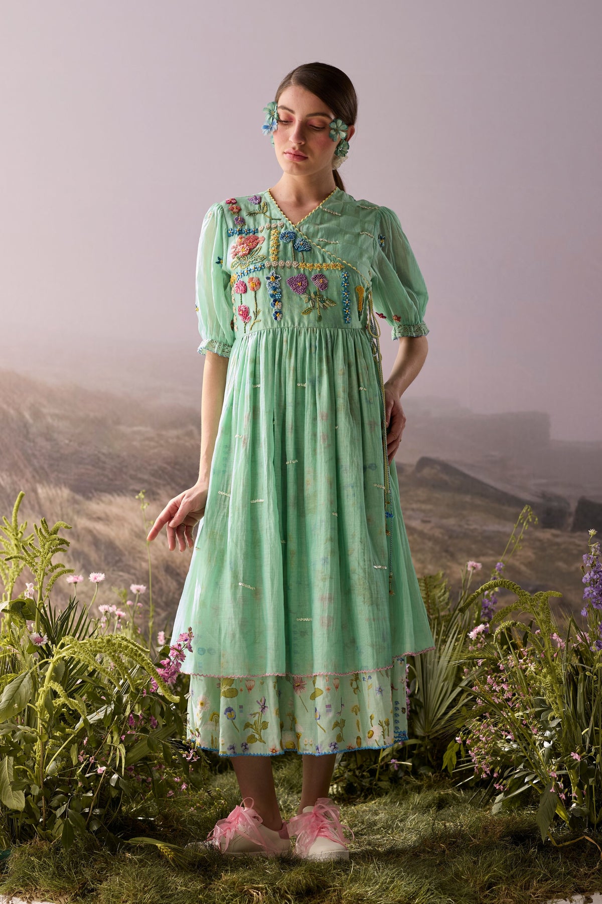 Seaglass Wrap Dress