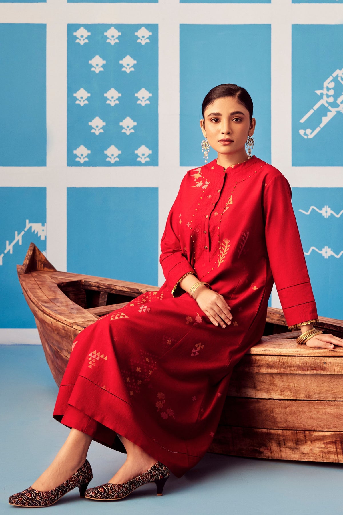 Elisa Kurta Set
