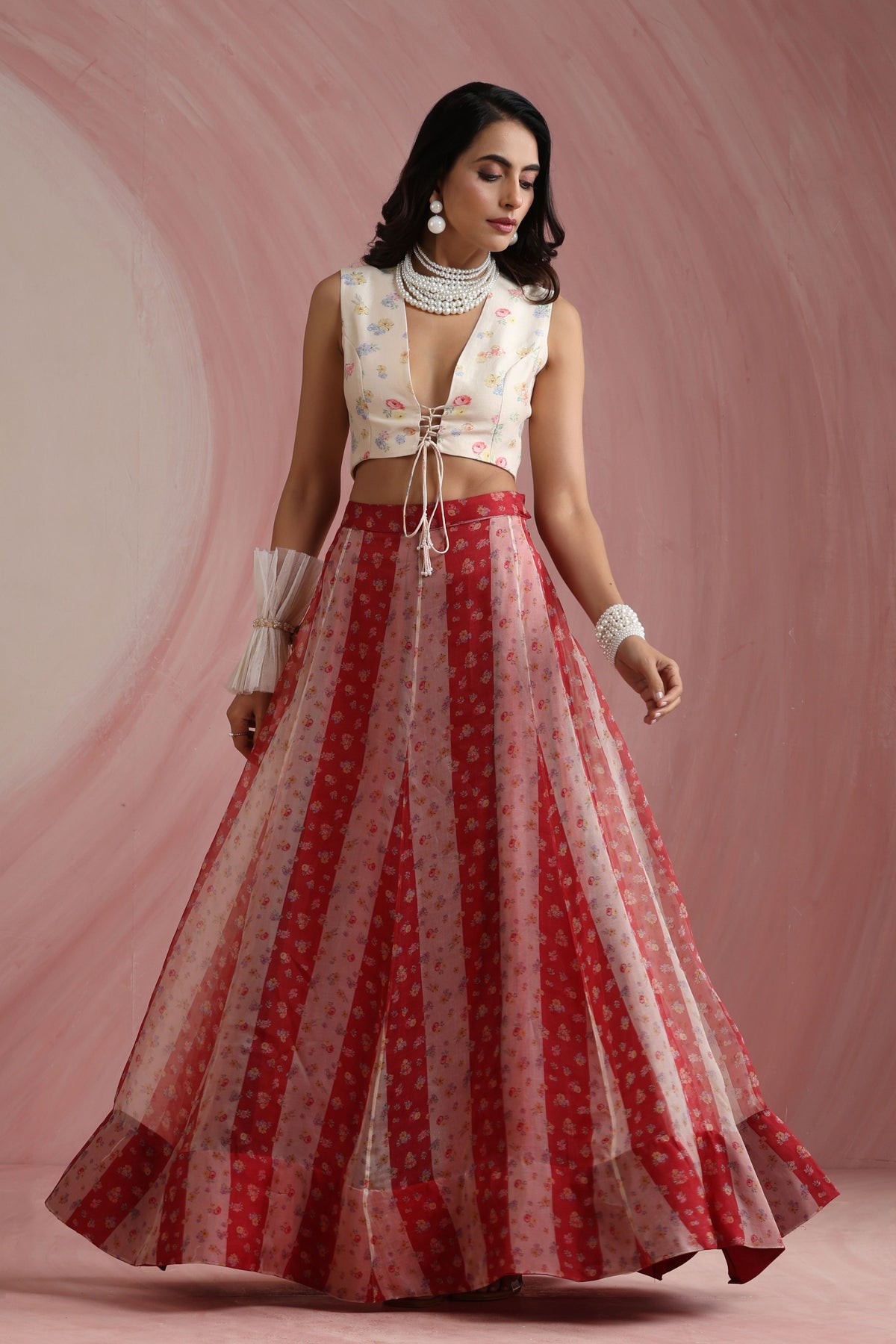Palace Petals Lehenga Set