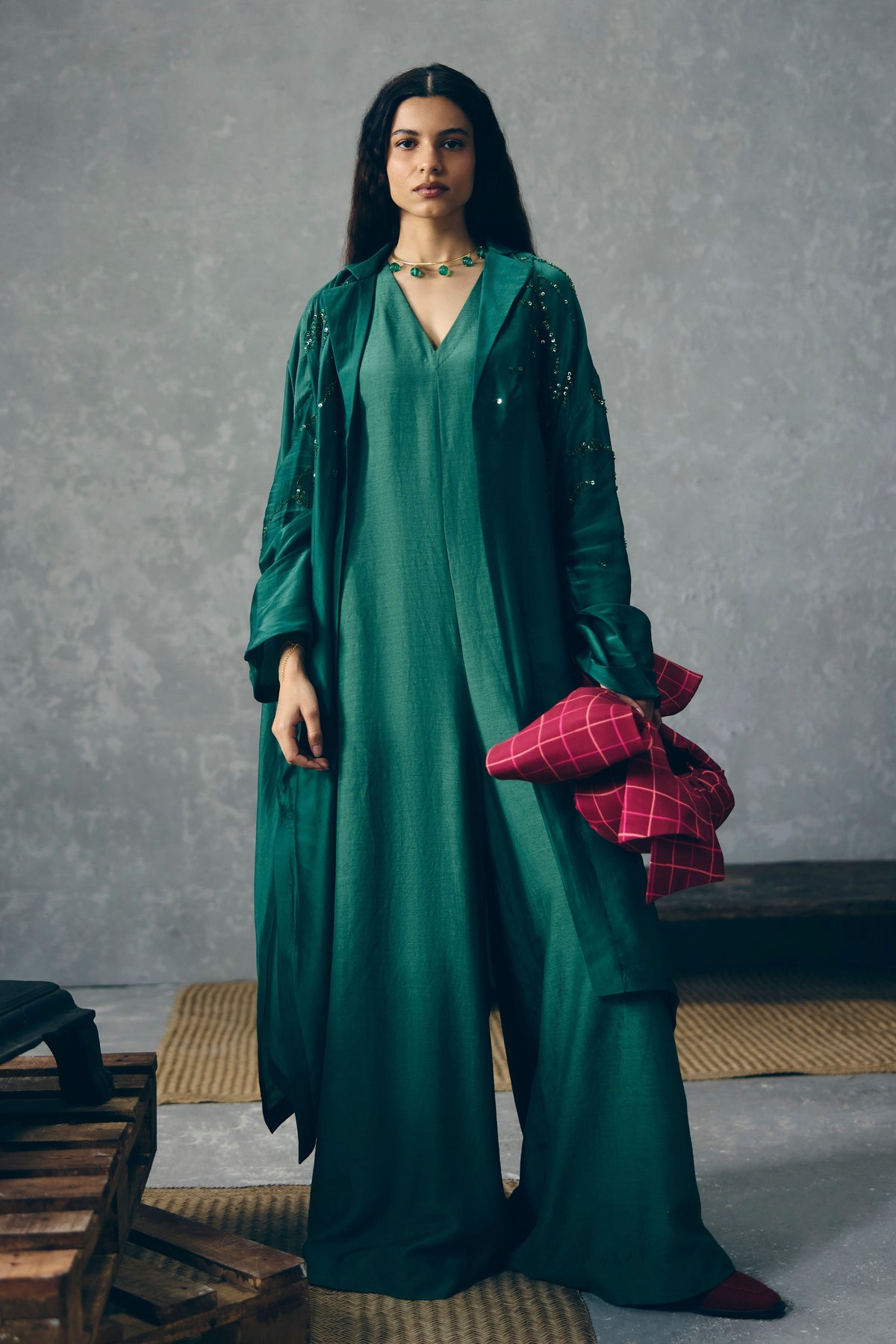 Wasabi Jumpsuit Set
