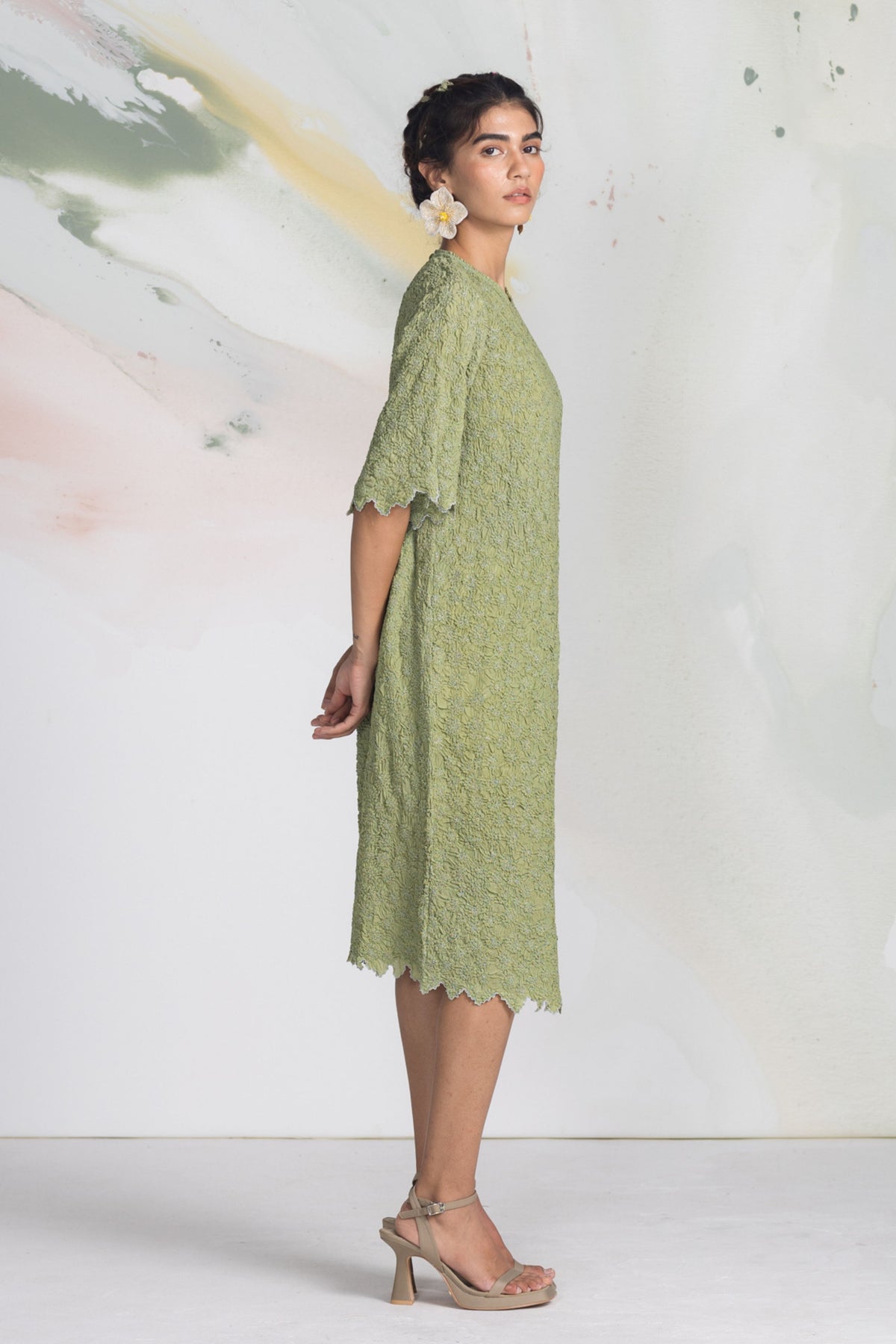 Gleam Smock Dress