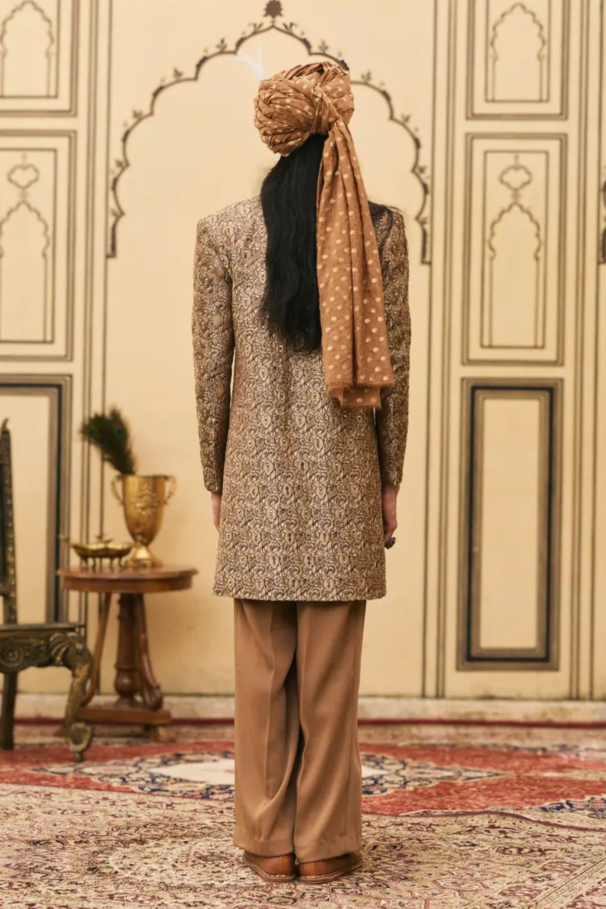 Shyam Banarasi Jacket Set