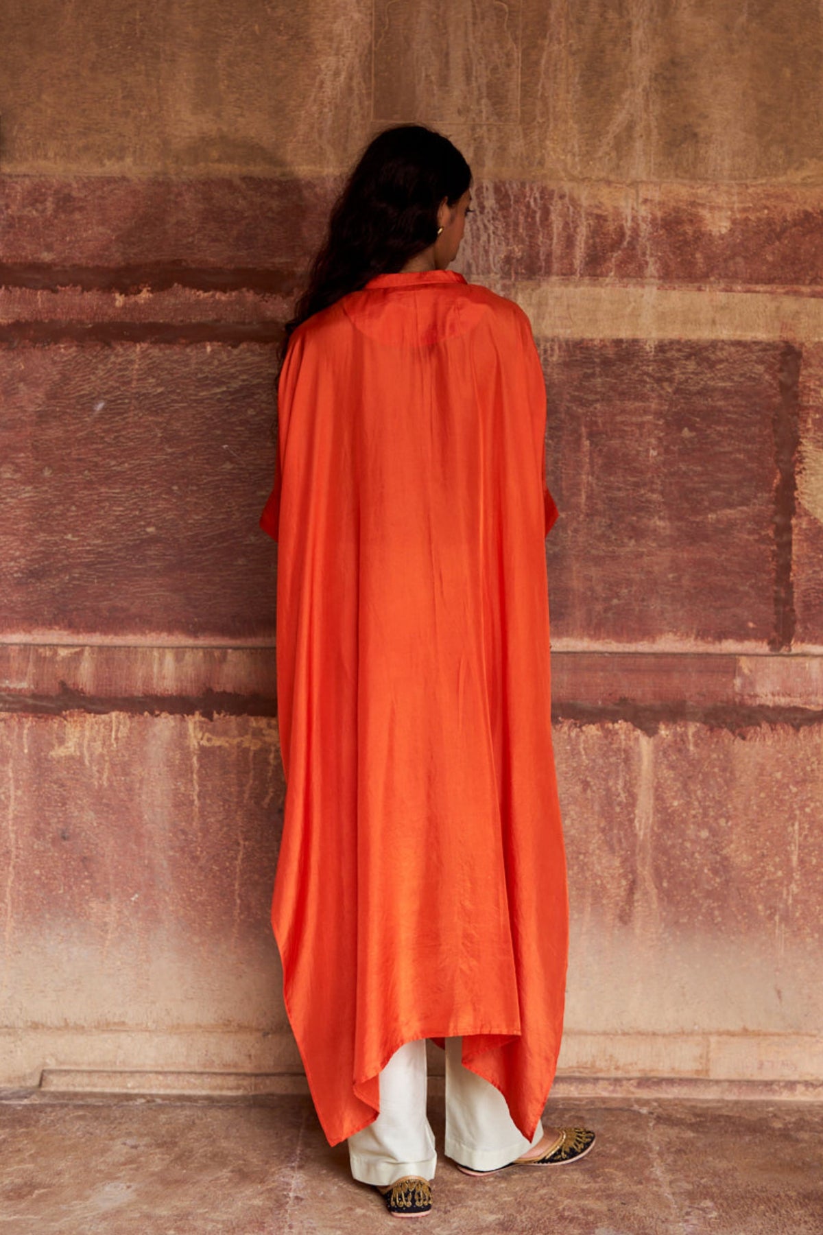 Kesariya Kaftan Set