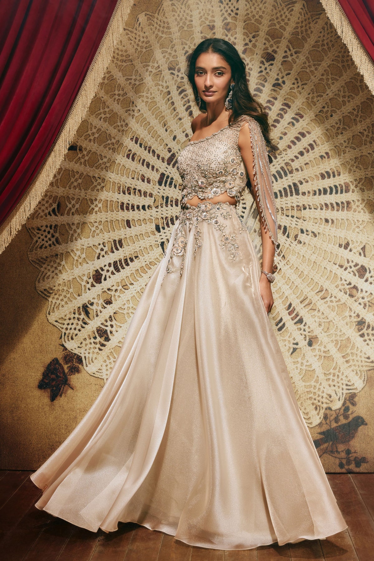 Agnes Silver Gown