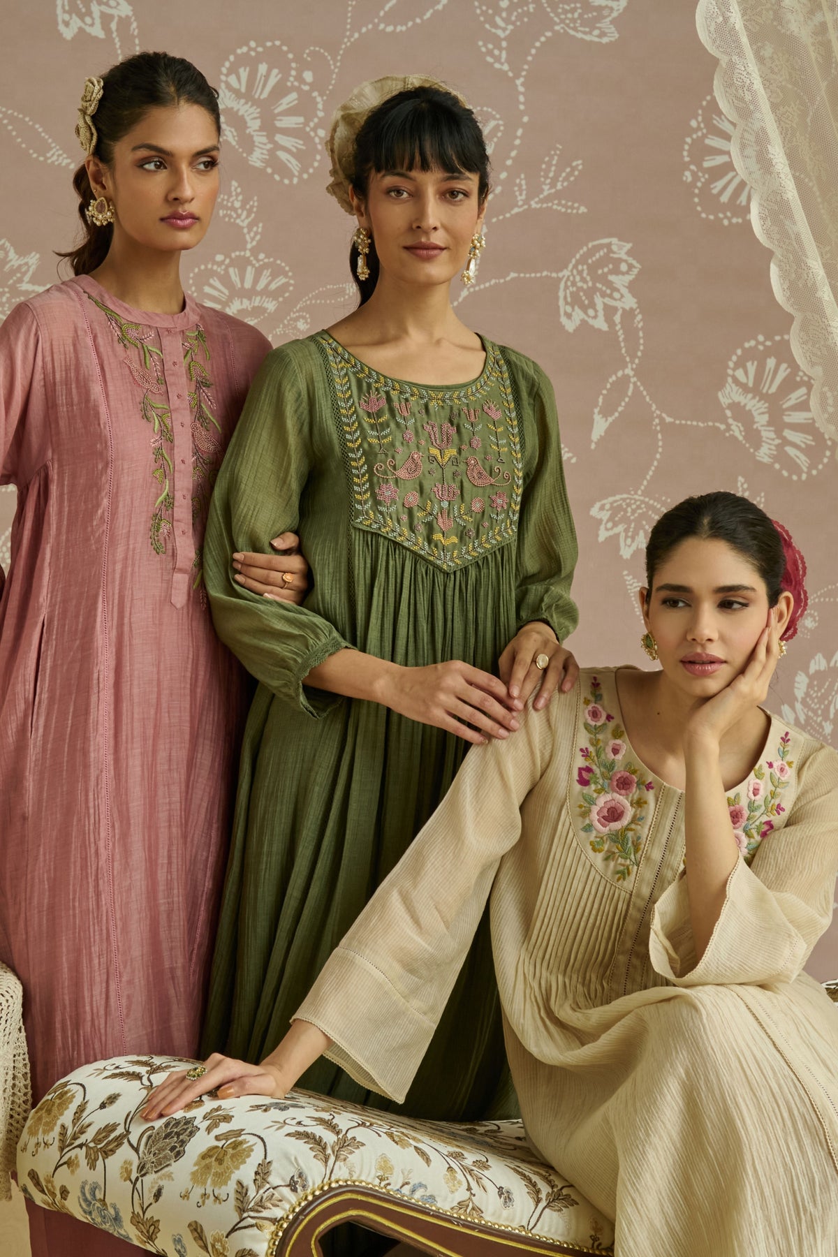 Green Naaz Kurta Set