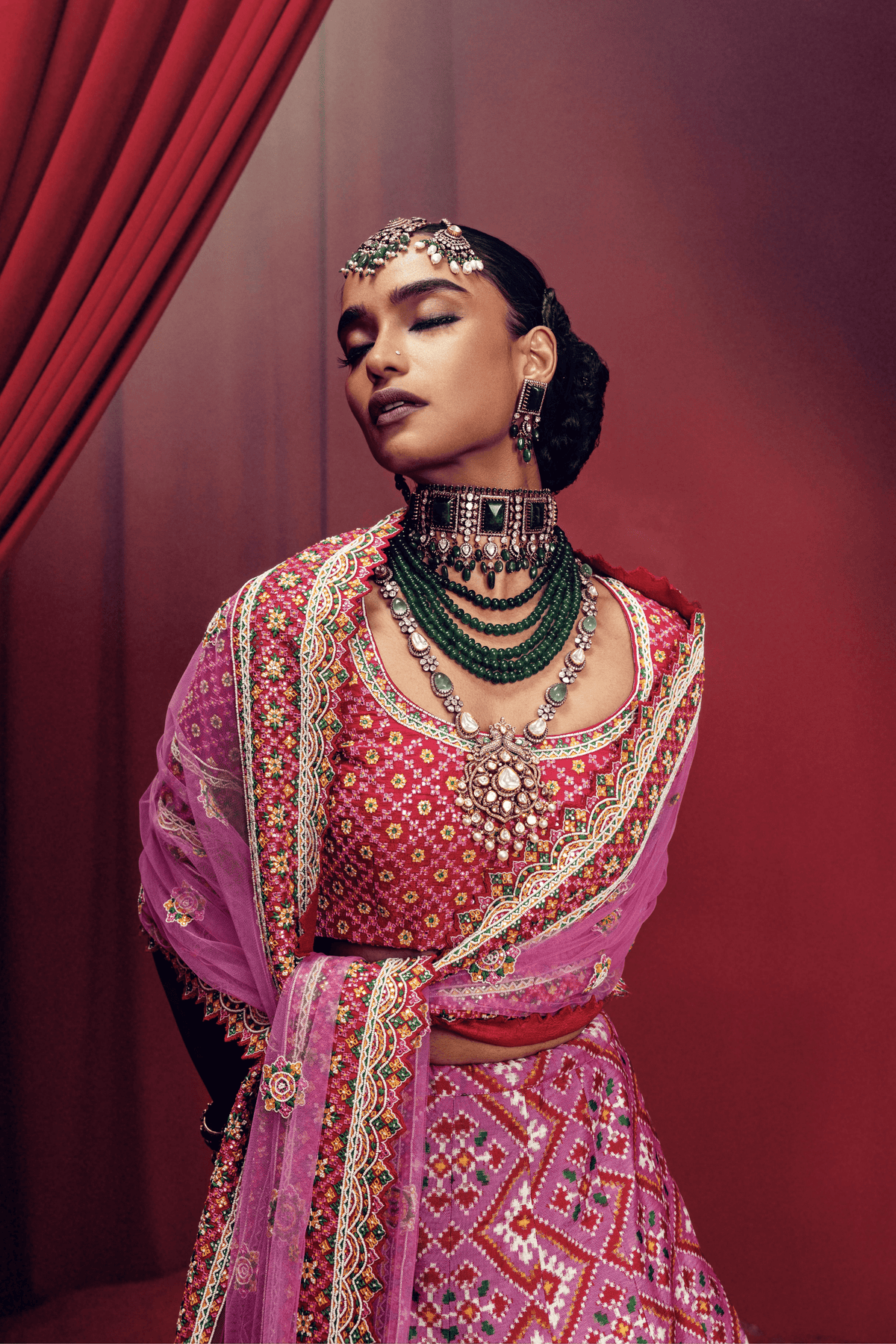 Pink Patola Lehnga