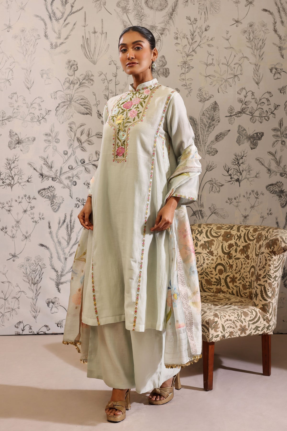 Paatala Blue Kurta Set