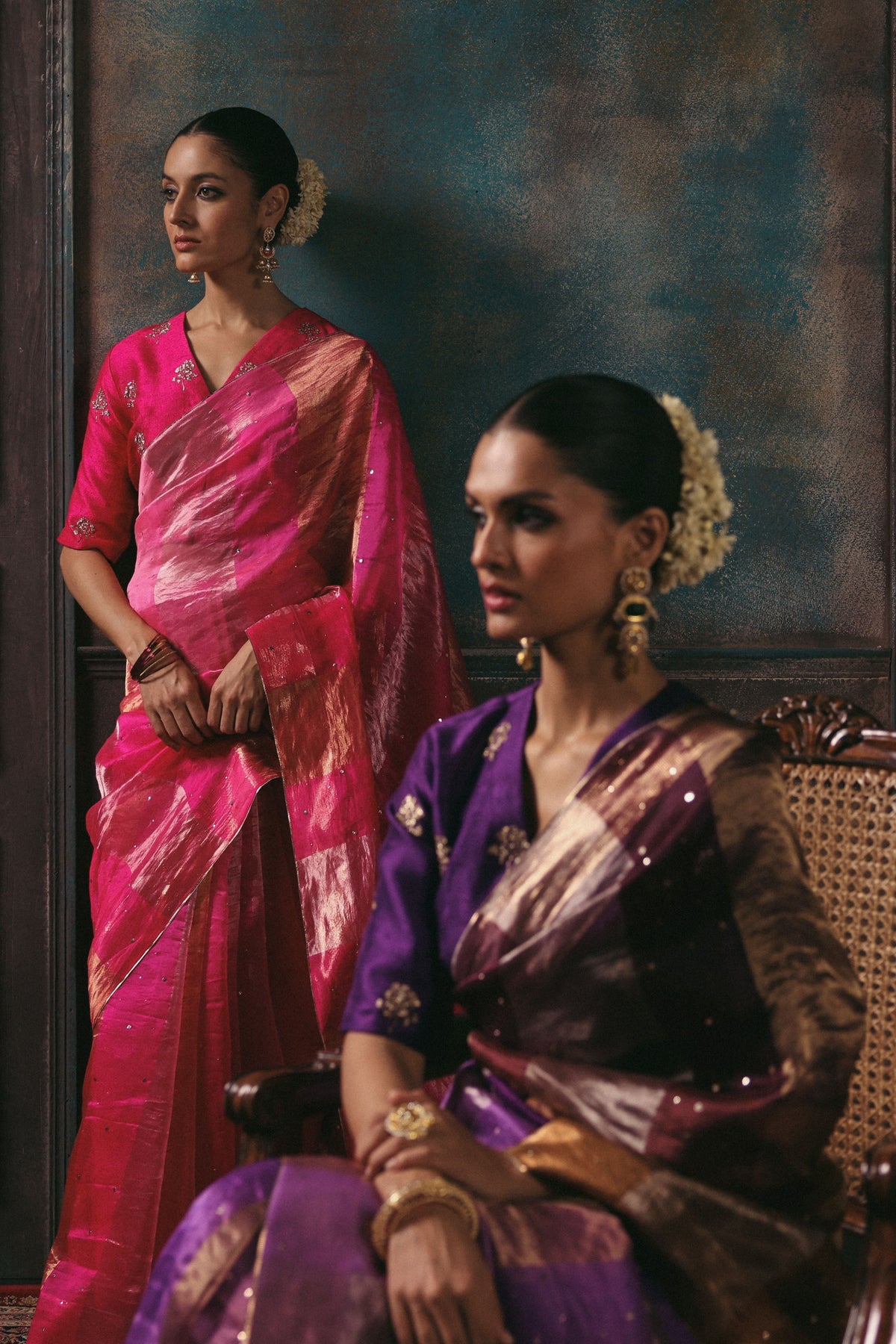 Purple Amber Saree