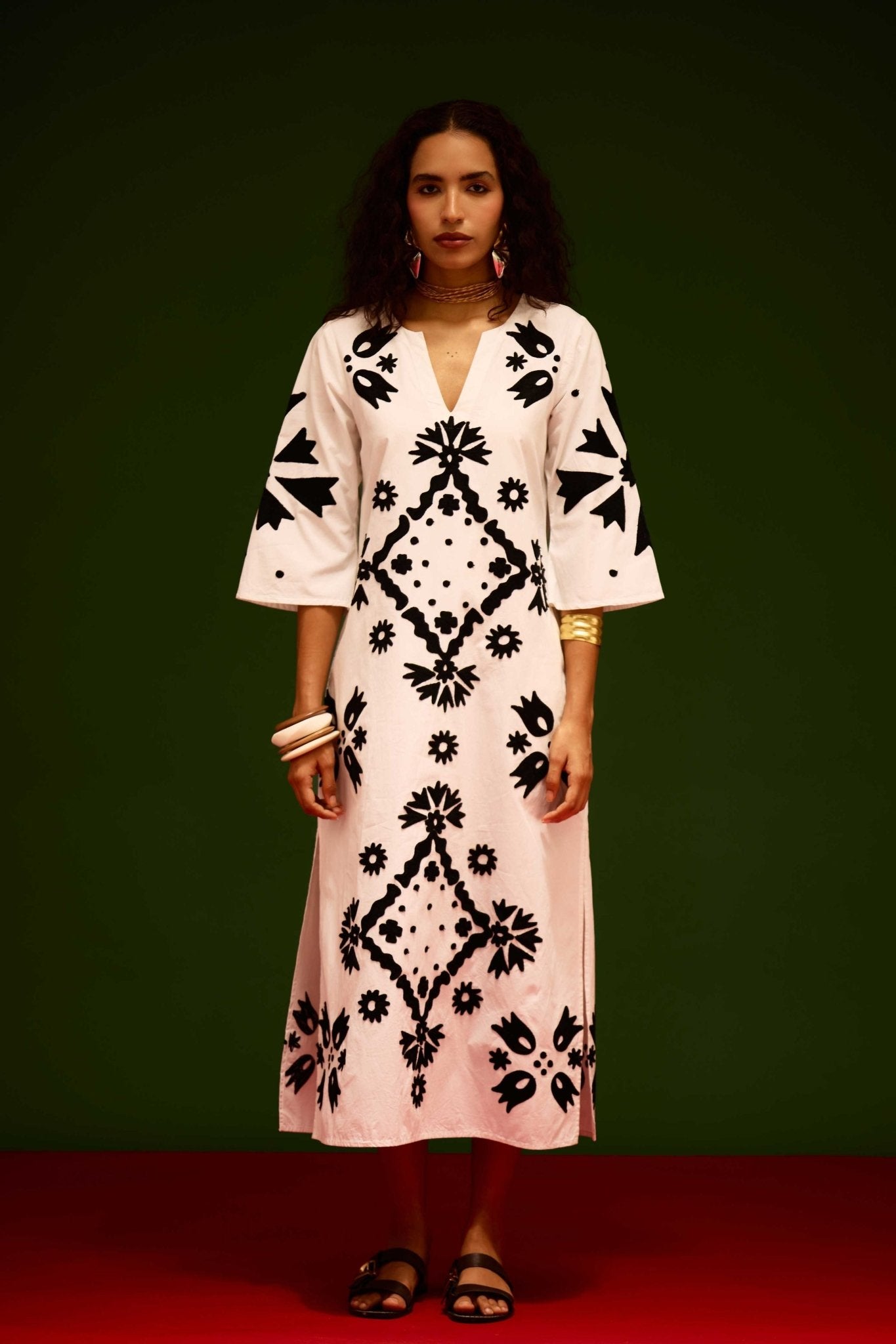 Ivory Sitara Maxi Dress - Indian Summer Story - Elahe