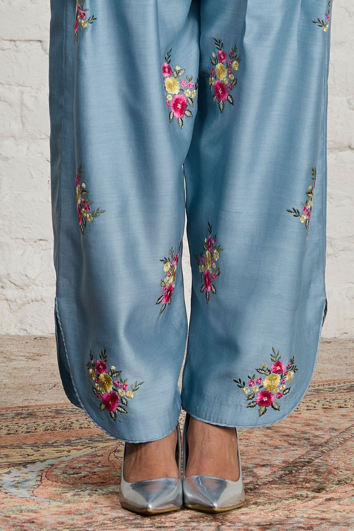 Annora Blue Short Kurta Set