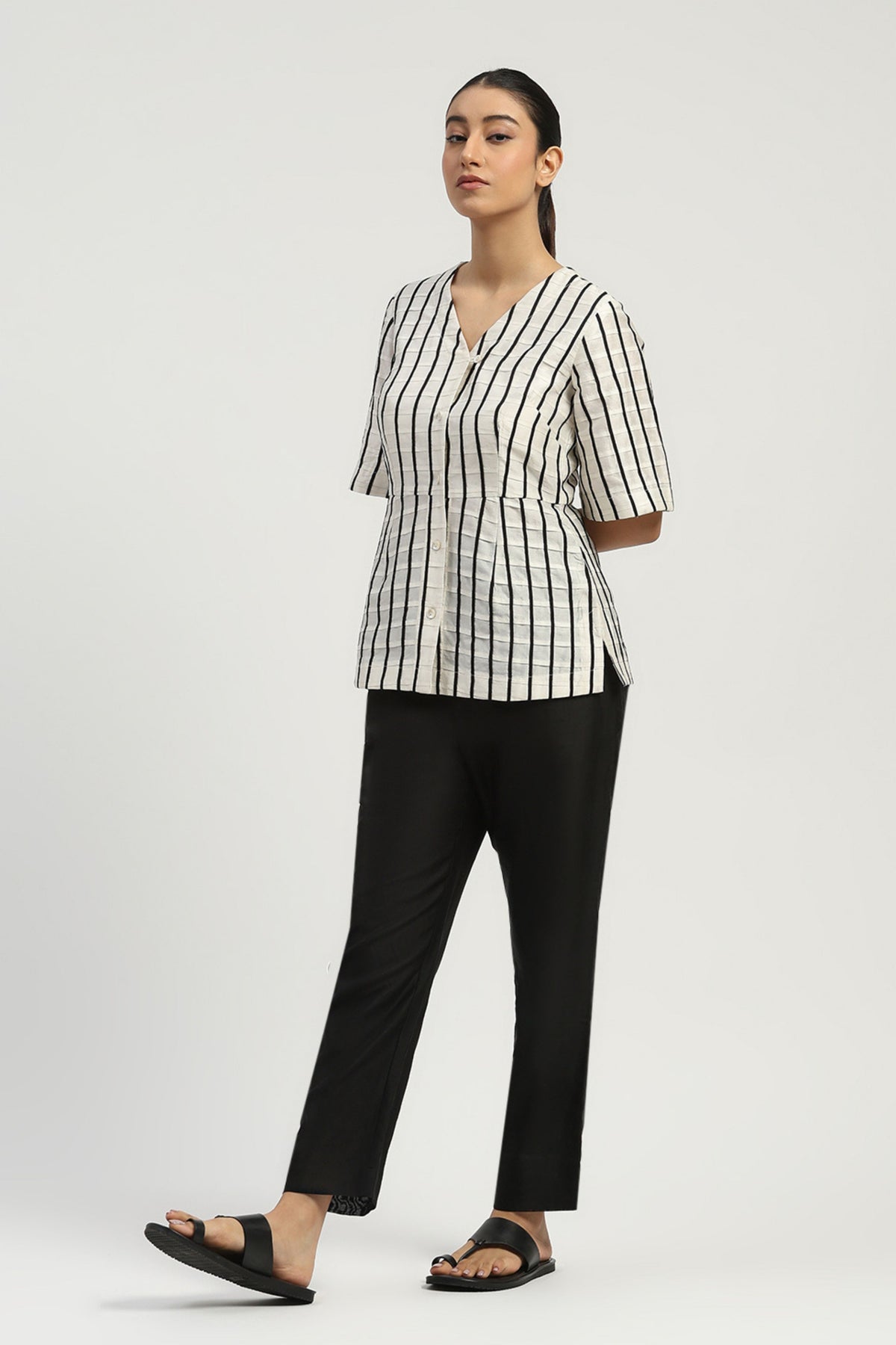 Pleat & Tape Top