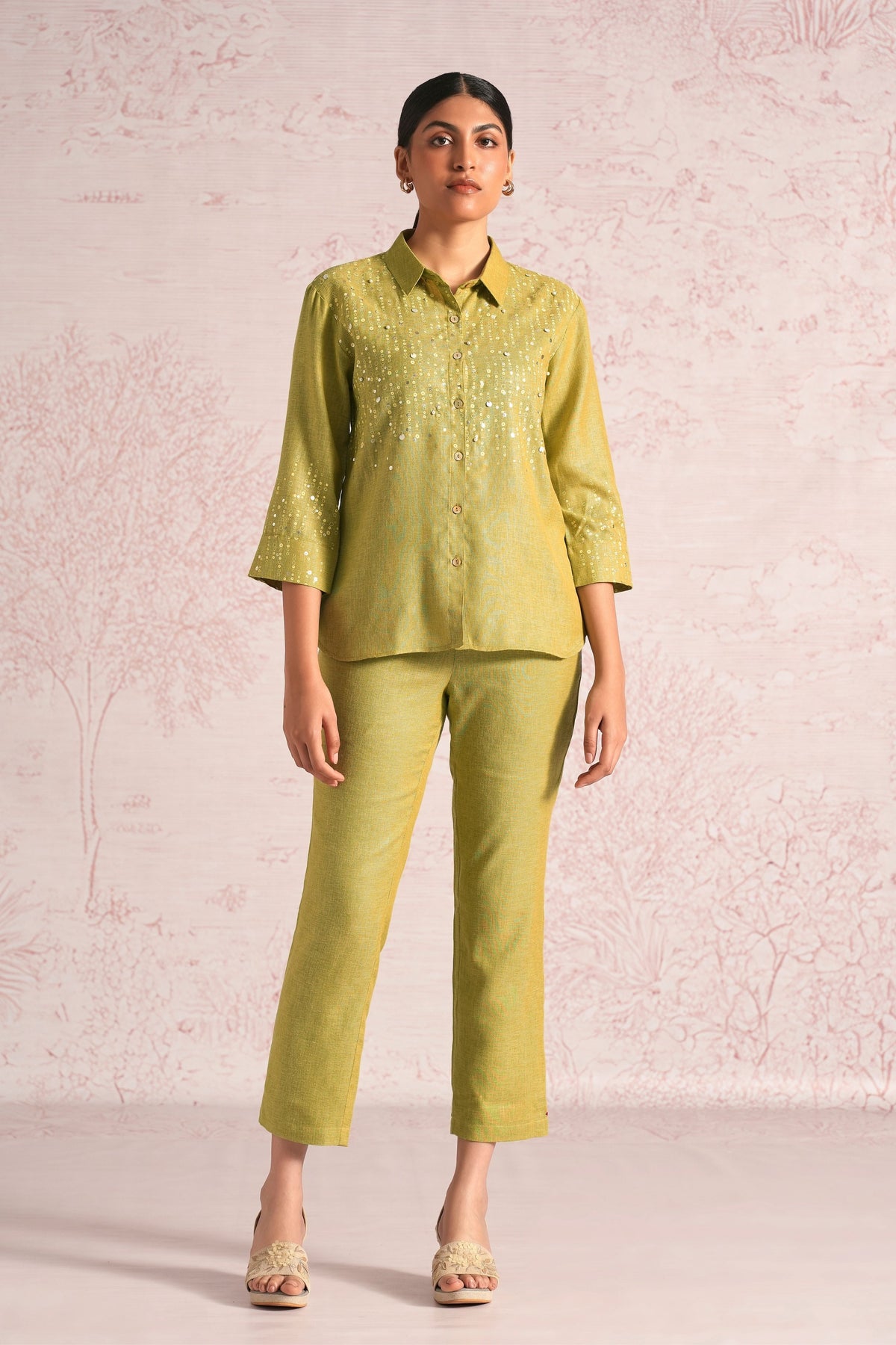Strings Pear Co-ord Set