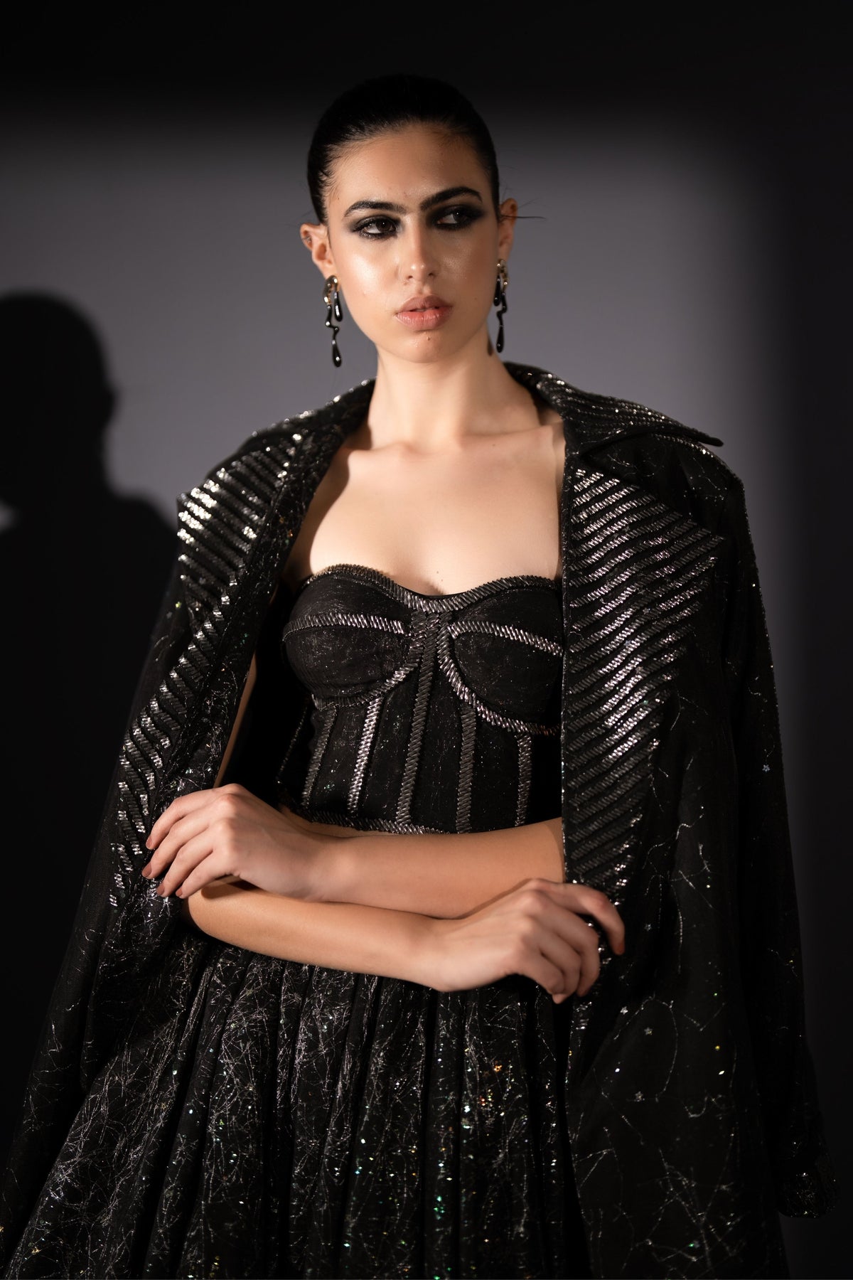 Star Fabric Trench Set