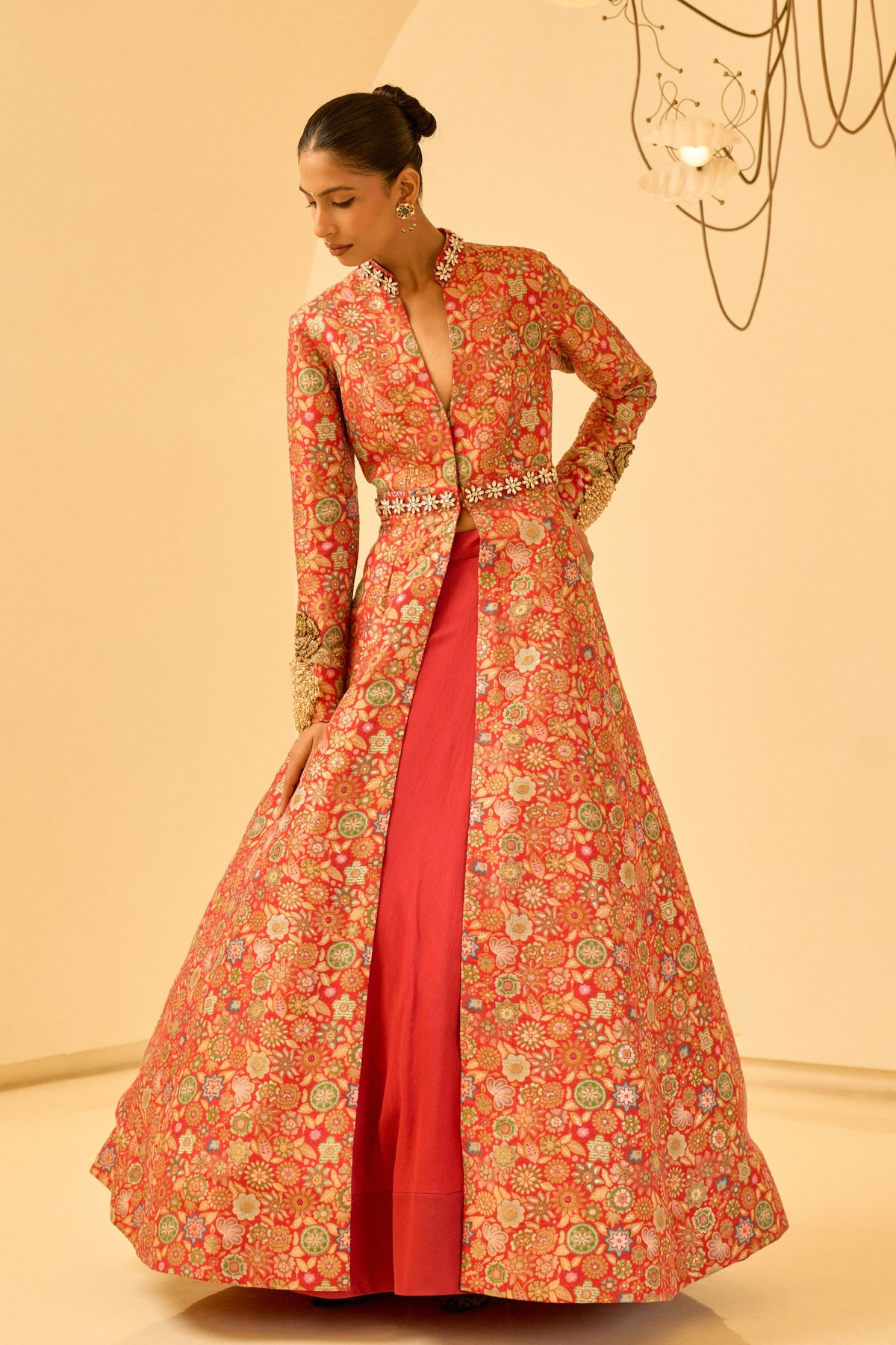 Brocade Jacket Set