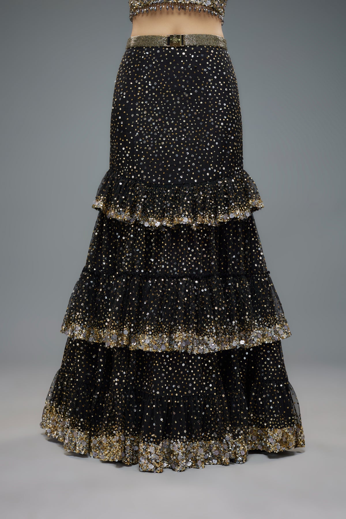 Embroidered Mermaid Lehenga Set