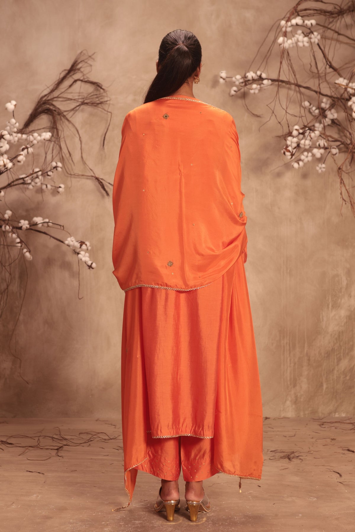 Orange Frockstyle Dupatta