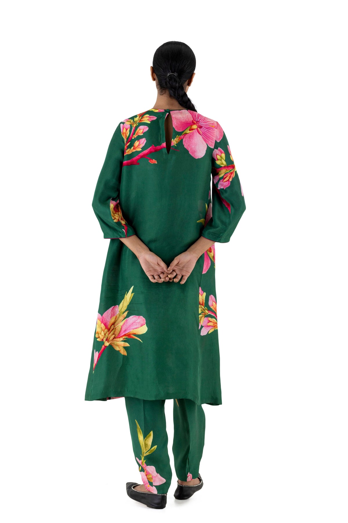 Jepun Green Kurta With Pants