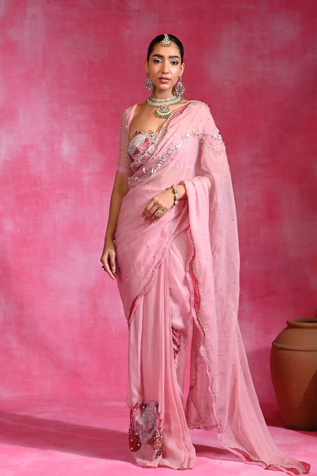 Baharra Pre-stitched Saree