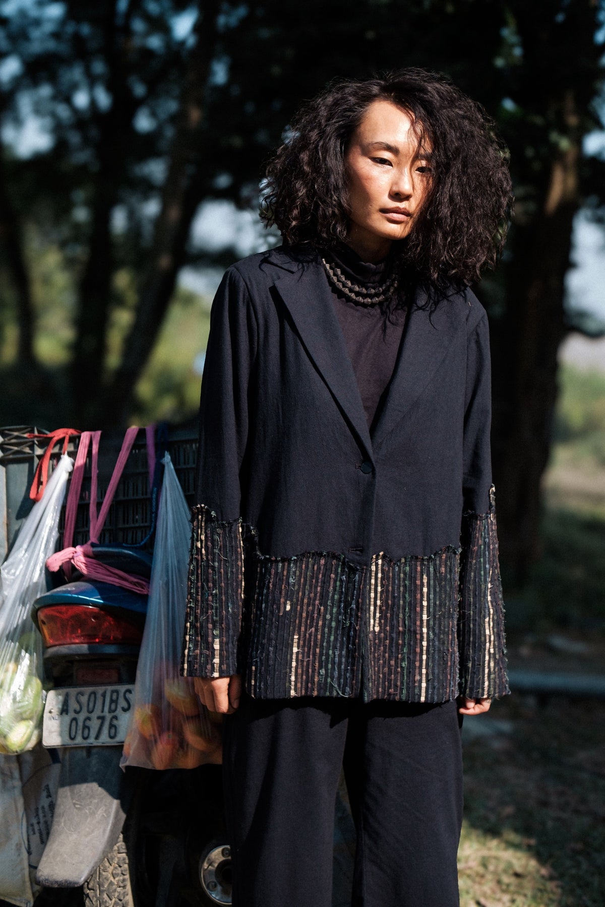 Elevated Sailor Black Flared Pants